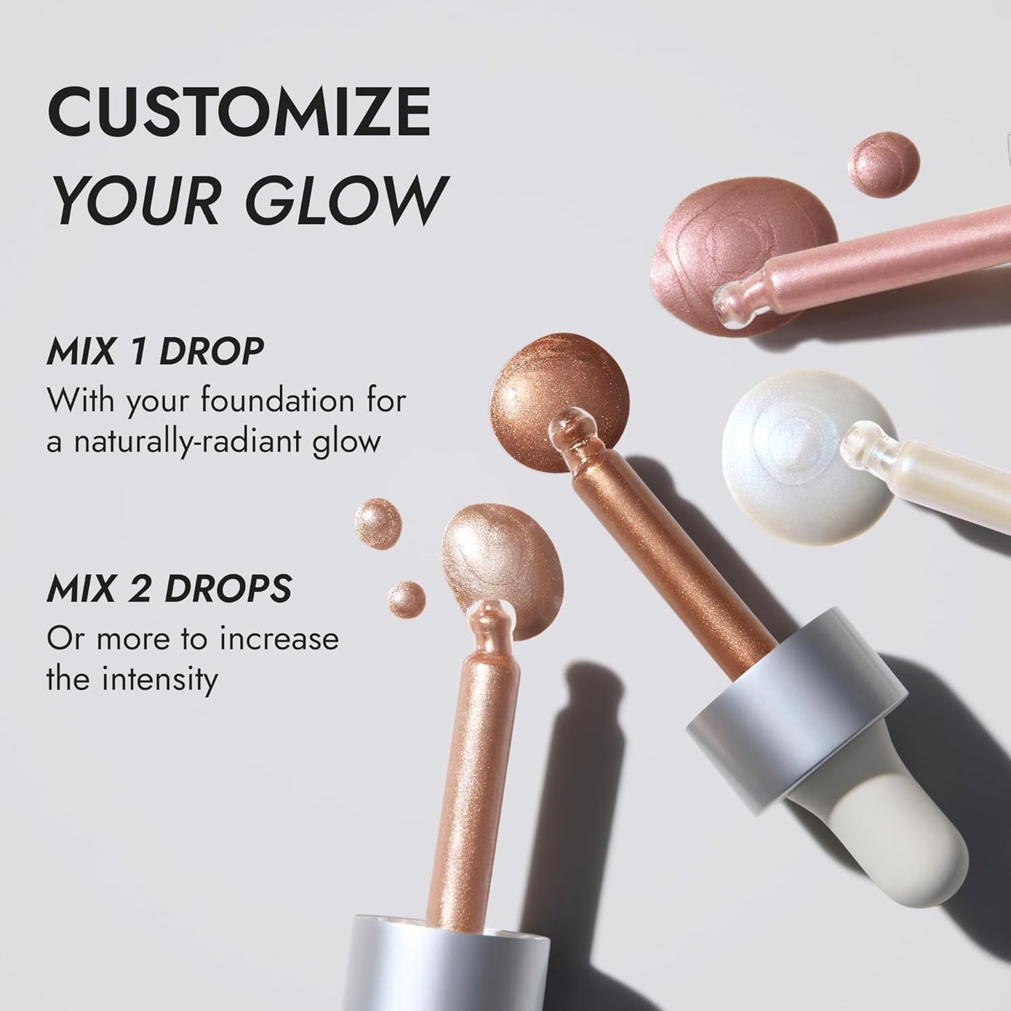 COVER FX Custom Enhancer Drops - Blossom: Soft Pink Finish - 15mL - Radiant Glow - Liquid Highlighter