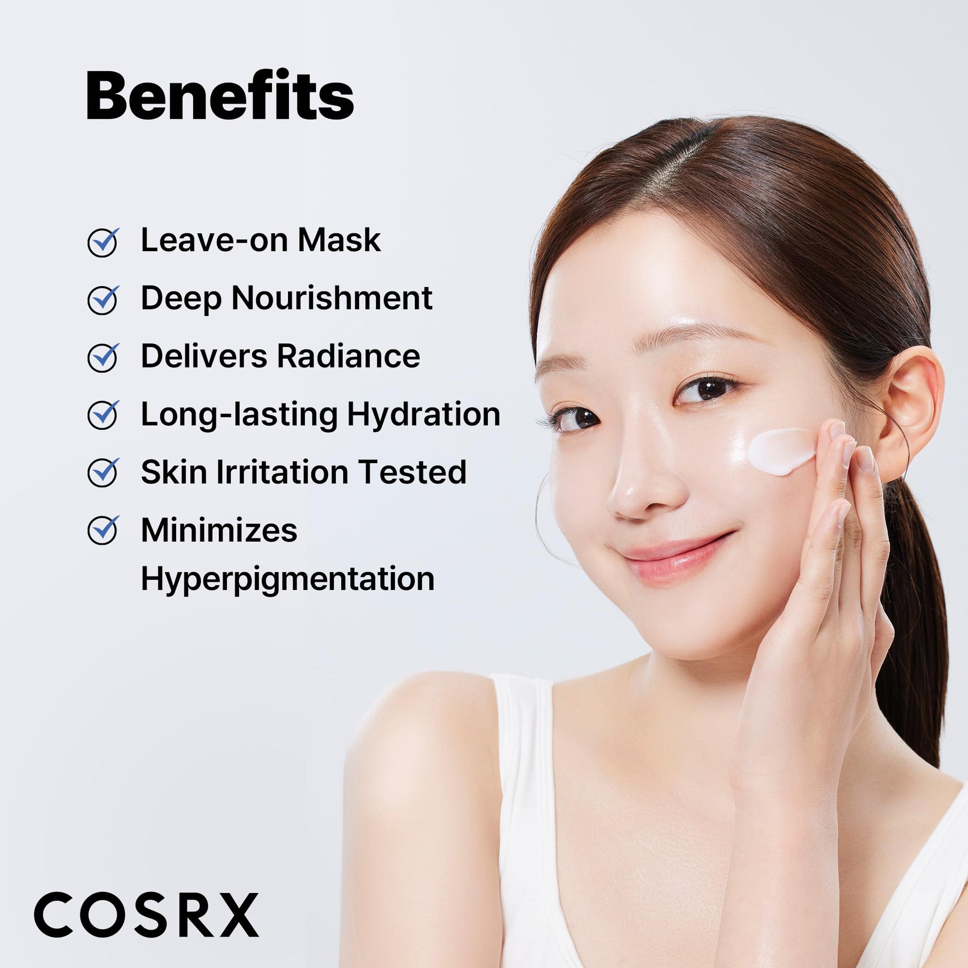 COSRX Ultimate Nourishing Rice Overnight Spa Mask, Niacinamide, 2.02fl.oz