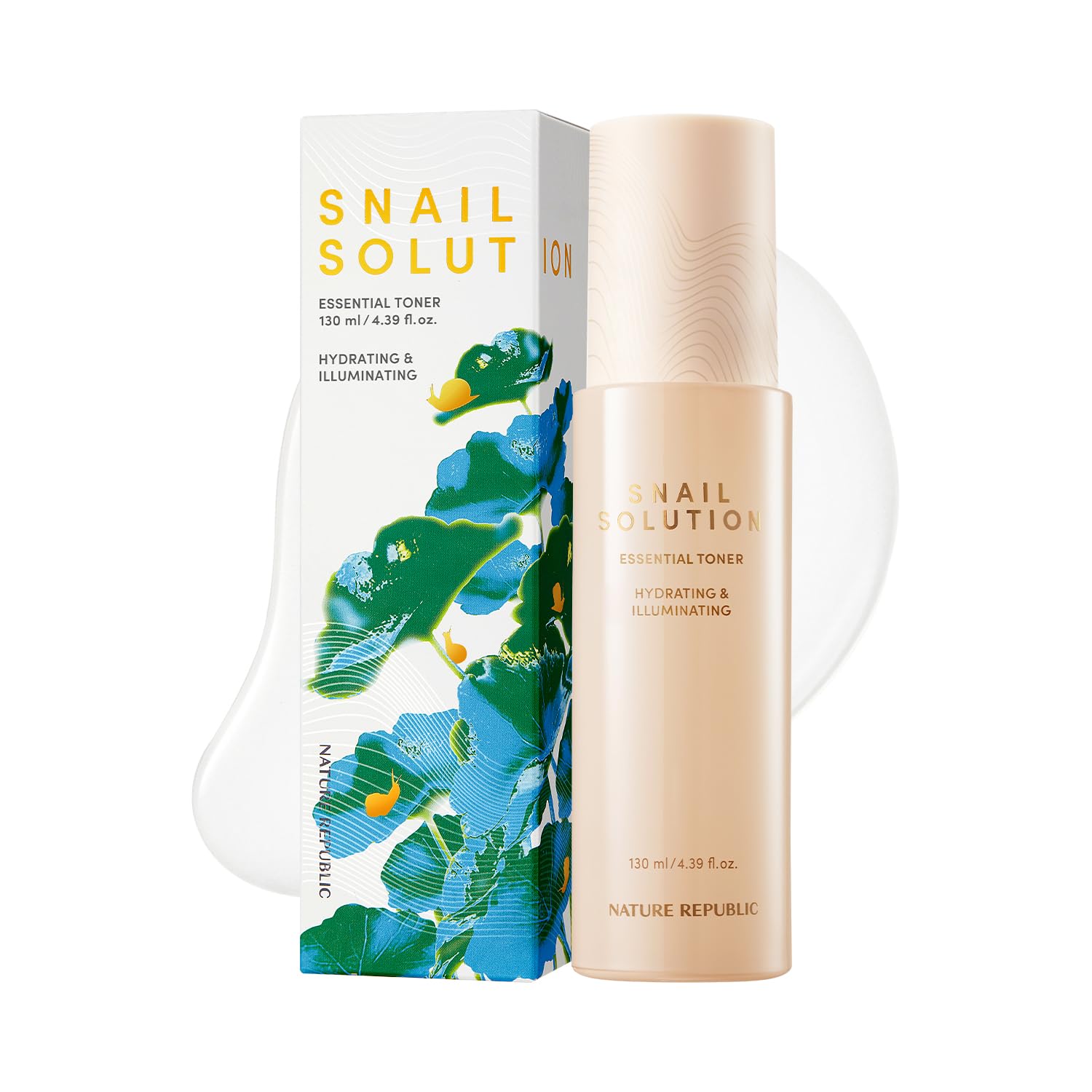 Nature Republic Snail Mucin Toner | Hydrating & Repair Toner with Niacinamide, Anti-Aging Facial