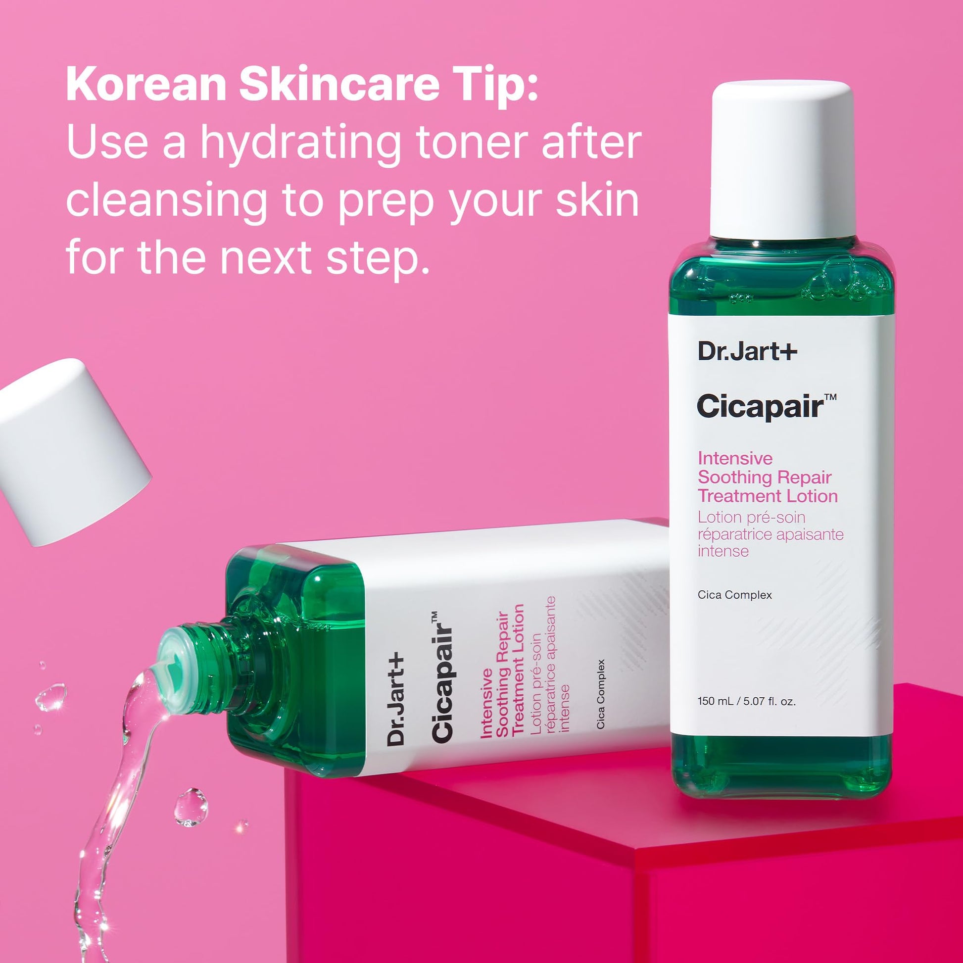 Dr.Jart+ Cicapair Intensive Soothing Repair Treatment Liquid Korean Face Lotion to Reduce Redness