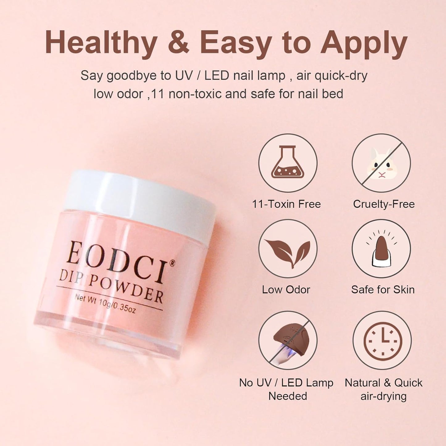 Dip Powder Nail Kit Starter, 30 Colors Dip Nails Green Red Black Brown Glitter, Bright Color Acrylic Dipping Powder Liquid Set with Base/Top Coat Activator Brush Saver for Manicure DIY Gift