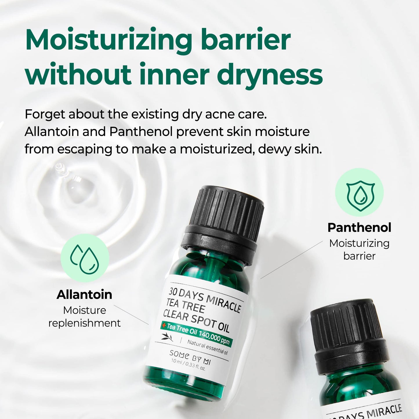 SOME BY MI 30 Days Miracle Tea Tree Clear Spot Oil / 0.33Oz, 10ml / Made from Tea tree Leaf Water