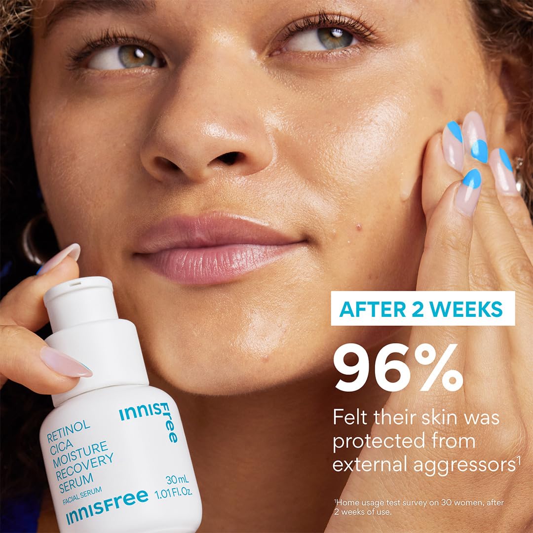 innisfree Retinol Cica Serum with Salicylic Acid | Korean Moisture Recovery Treatment with