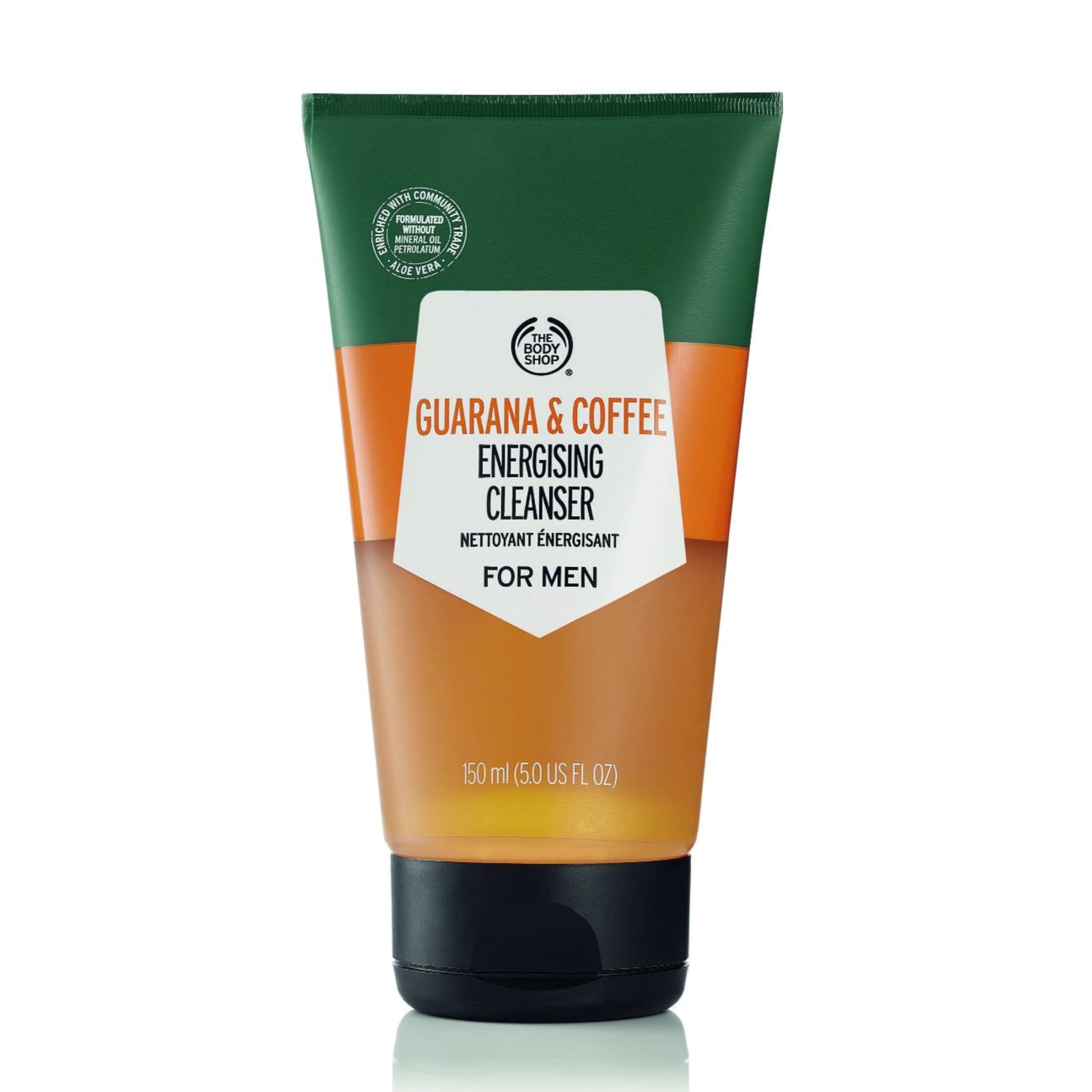 The Body Shop Guarana and Coffee Energizing Cleanser For Men, 5 Fl Oz (Vegan)