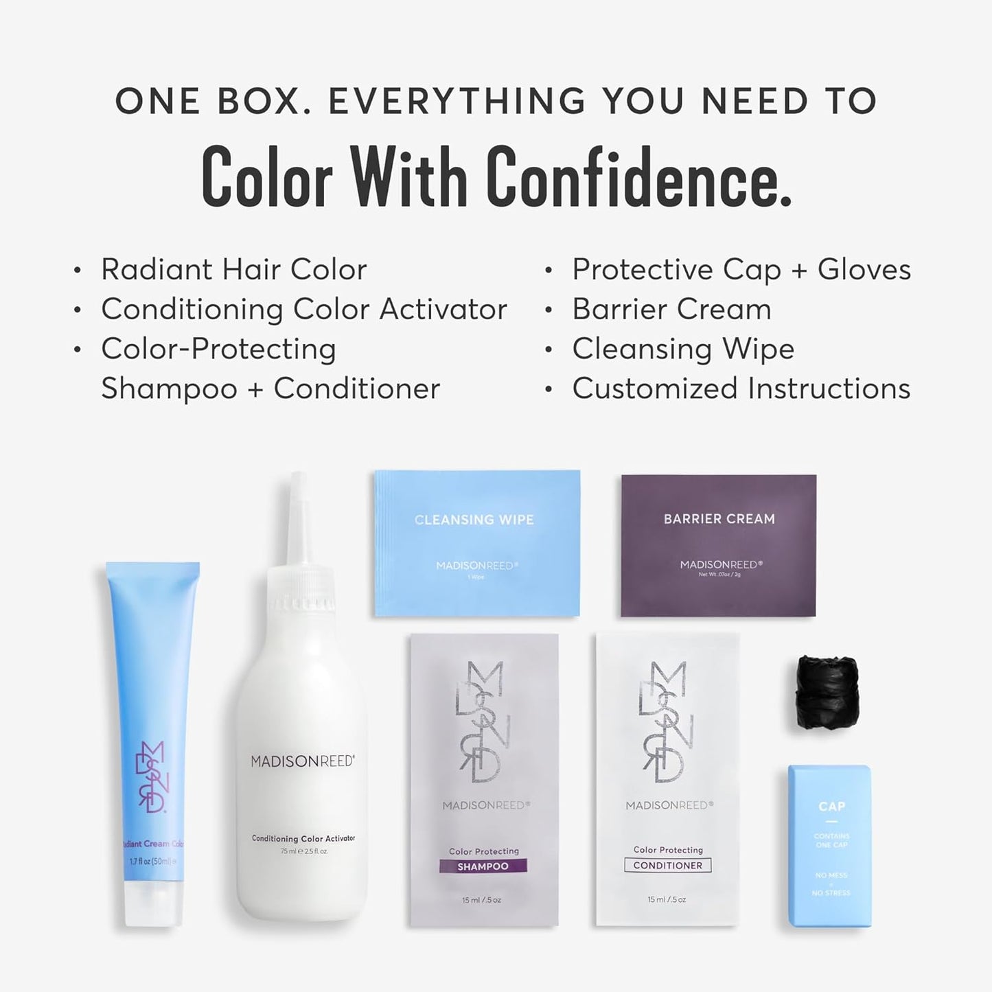 Madison Reed Radiant Hair Color Kit | 7NGV Light Golden Brown (Lucca Brown) for 100% Gray Hair Coverage | Dimensional Salon-Quality Permanent Hair Dye | PPD-Free & Ammonia-Free | 1 Pack