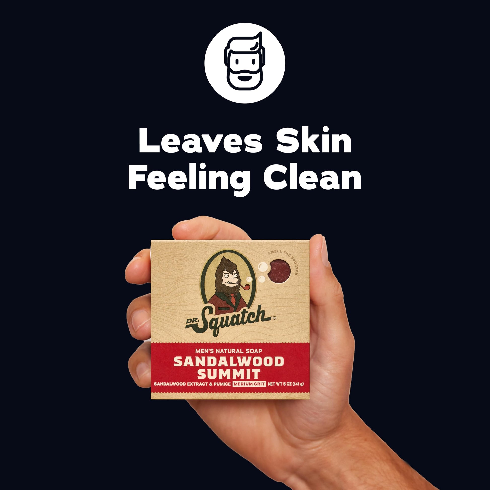 Dr. Squatch Natural Men’s Bar Soap - Cold Process Body Soap Bar with Natural Oils - Gifts for Men