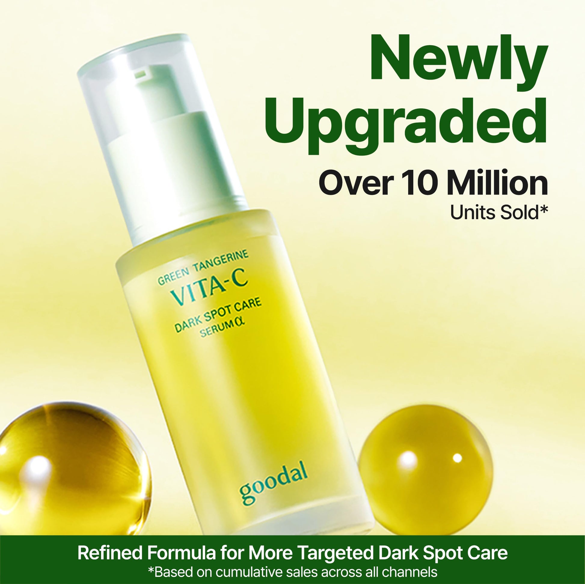 GOODAL Vitamin C Dark spot brightening Serum | 5% Niacinamide & Green Tangerine Exosome | Gentle