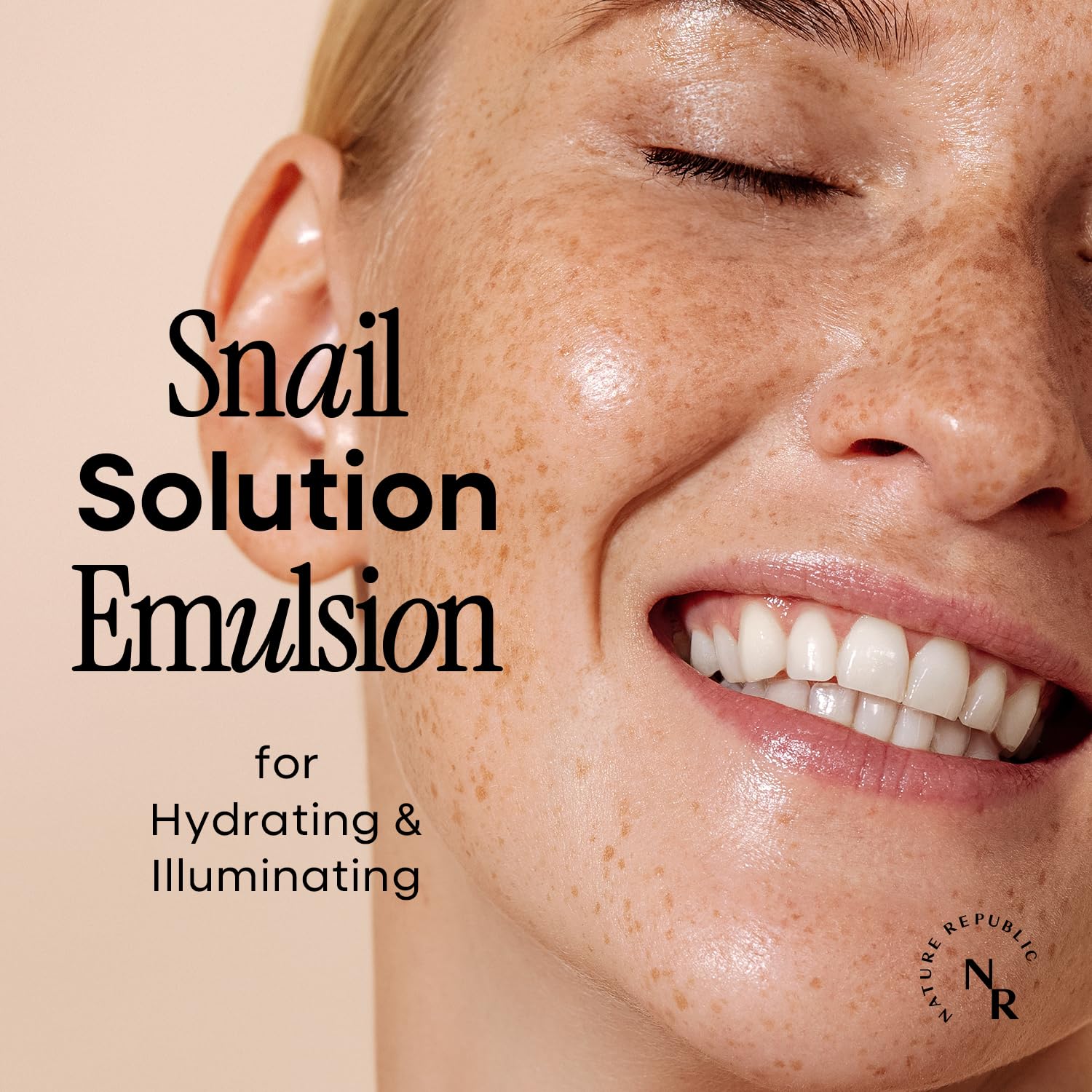 Nature Republic Snail Mucin Emulsion | Korean Moisturizer with Niacinamide, for Glowing Skin