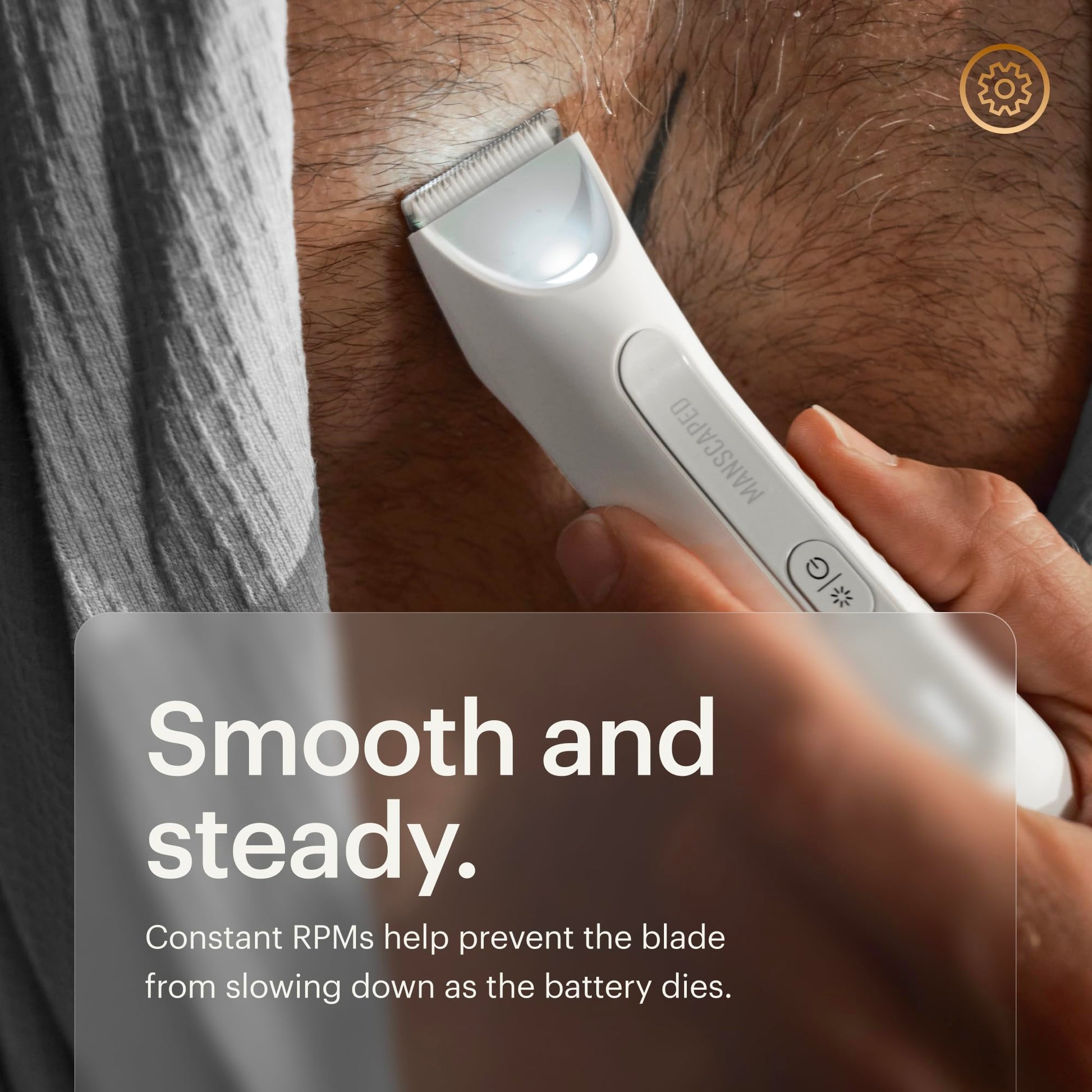 MANSCAPED® The Lawn Mower® 3.0 Plus - Groin, Body & Bikini Hair Trimmer, Updated SkinSafe® Trimmer