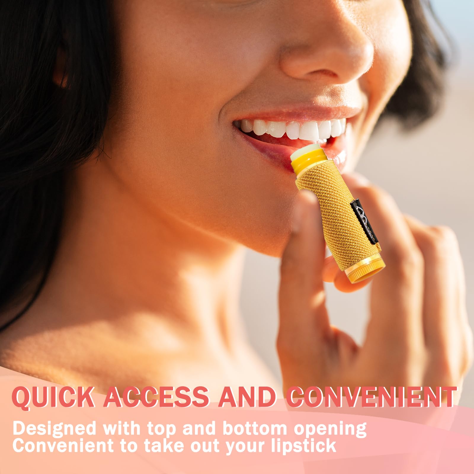 WK IEASON Lip Balm Holder Keychain for LANEIGE, Summer Fridays, Small Christmas Gifts Stocking