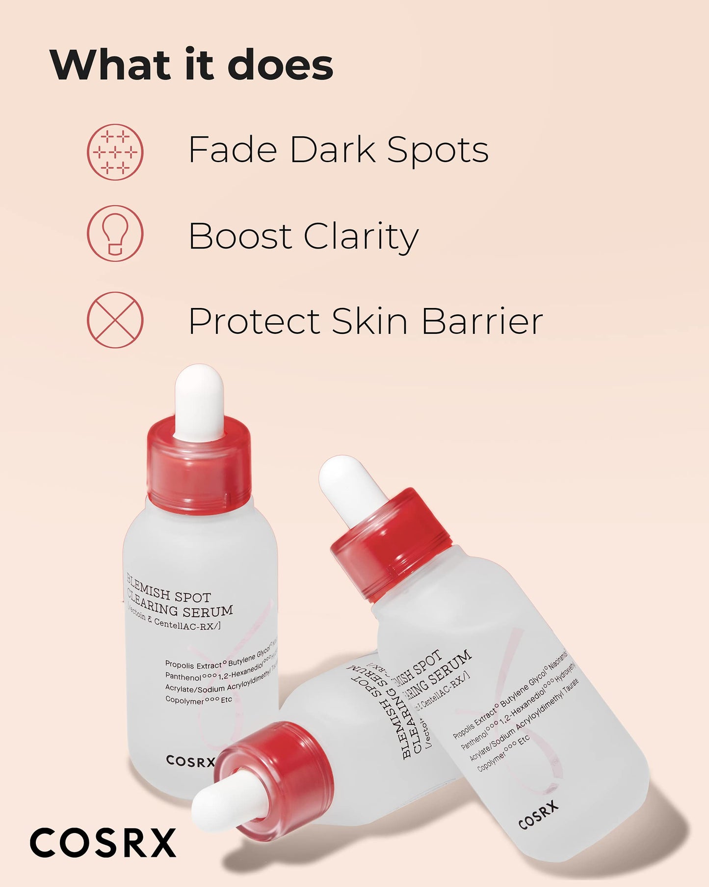 COSRX Blemish Spot Treatment, Niacinamide EGF Serum, 1.35 fl.oz