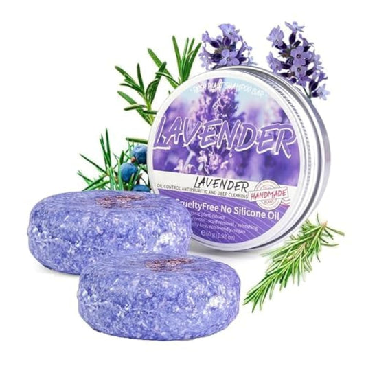 2PCS Shampoo Bar for Gray Hair,Purple Rain Shampoo Bar for Grey Hair,Shampoo Bars For Thinning Hair For Men & Women