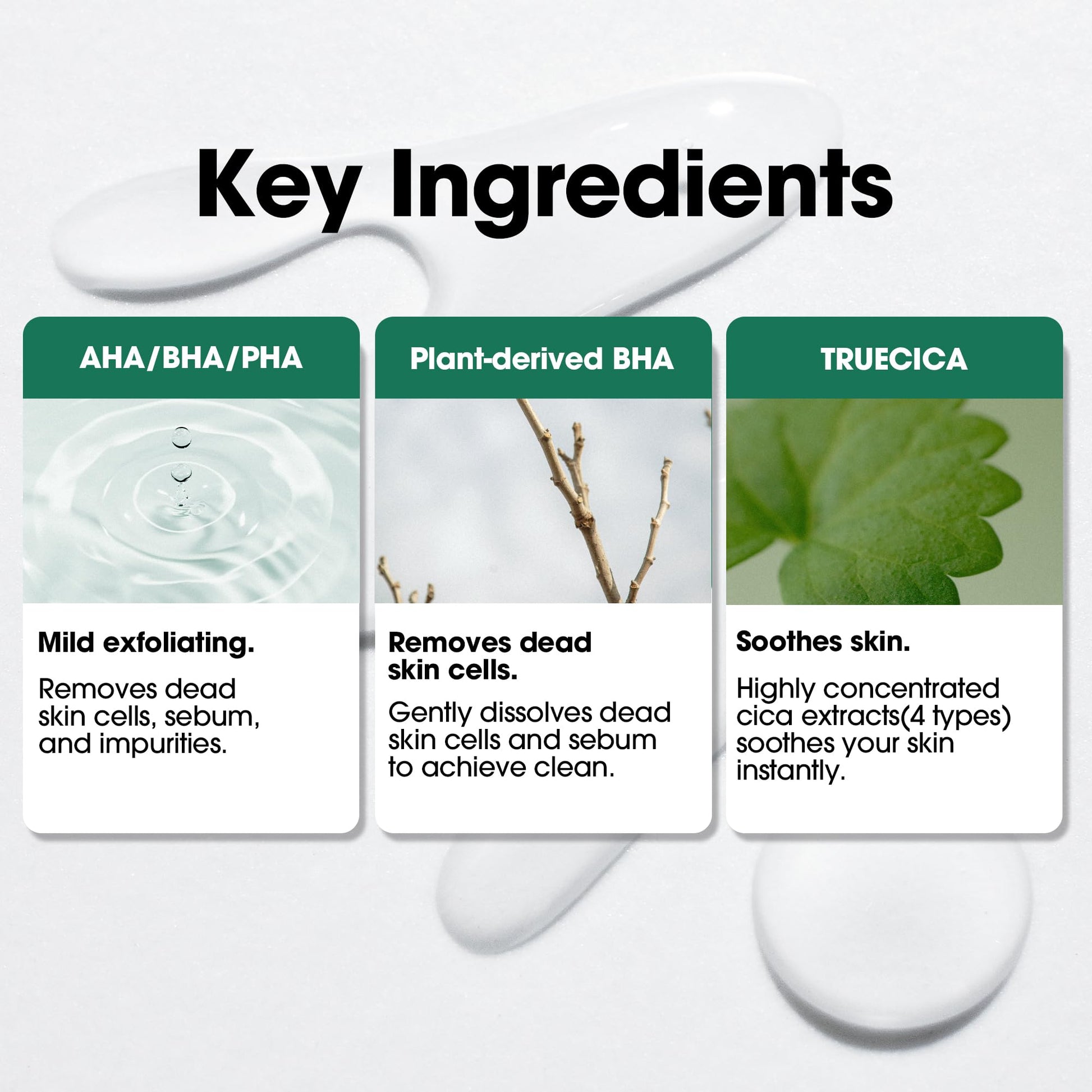 SOME BY MI AHA BHA PHA 30 Days Miracle Truecica Clear Pad – Pack of 2 – Korean Exfoliating Centella