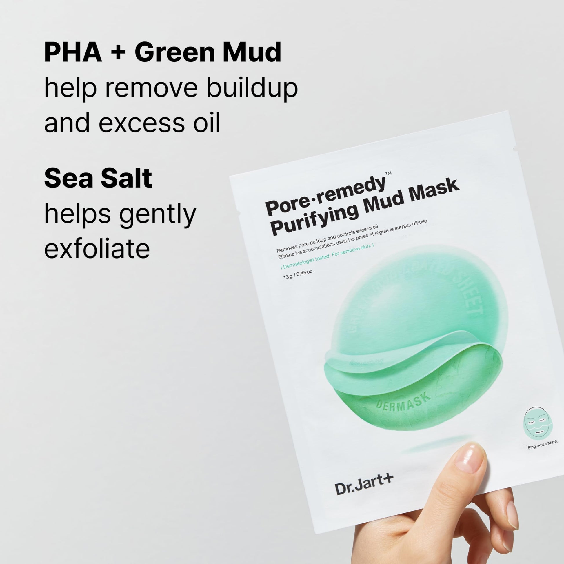 Dr.Jart+ Pore Remedy Purifying Mud Korean Face Mask | Sheet Mask | Gifts for Women | Korean Skin
