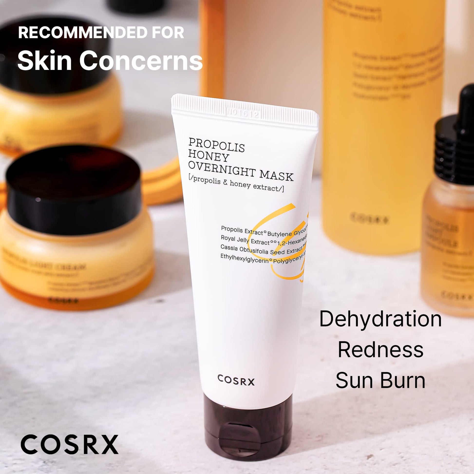 COSRX Propolis Honey Overnight Mask, Propolis Extract 87%, 2.03 fl.oz