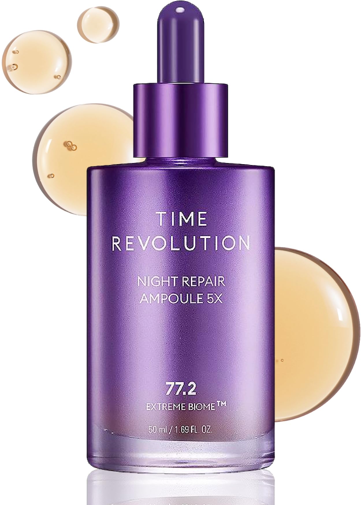 MISSHA Time Revolution Night Repair Face Serum 5X 1.69 oz, Korean Skin Care