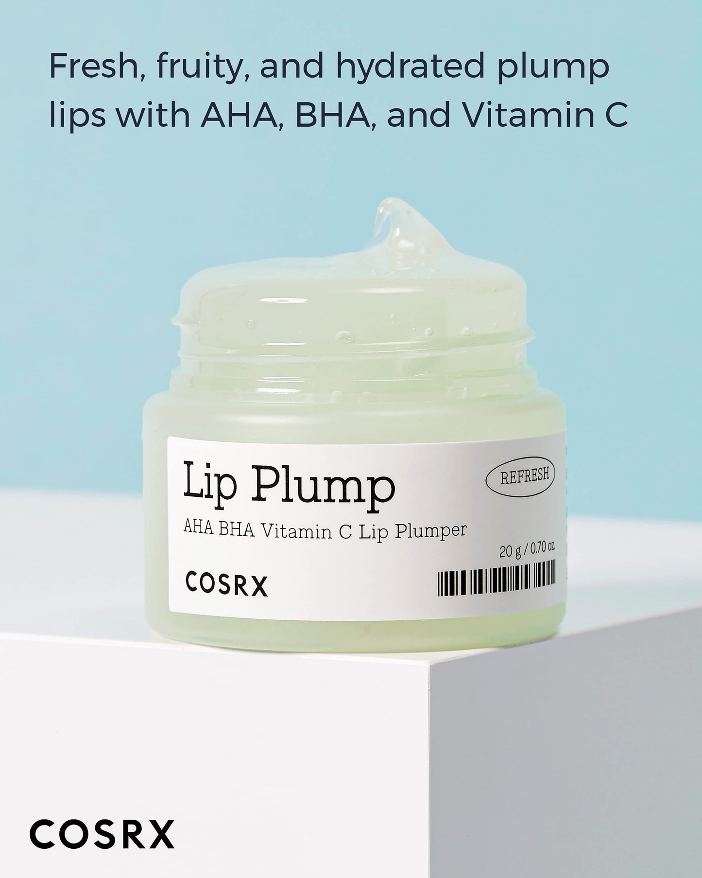 COSRX Honey Sugar Lip Scrub, Lip Exfoliator for Dry Chapped Lips, 0.7 oz