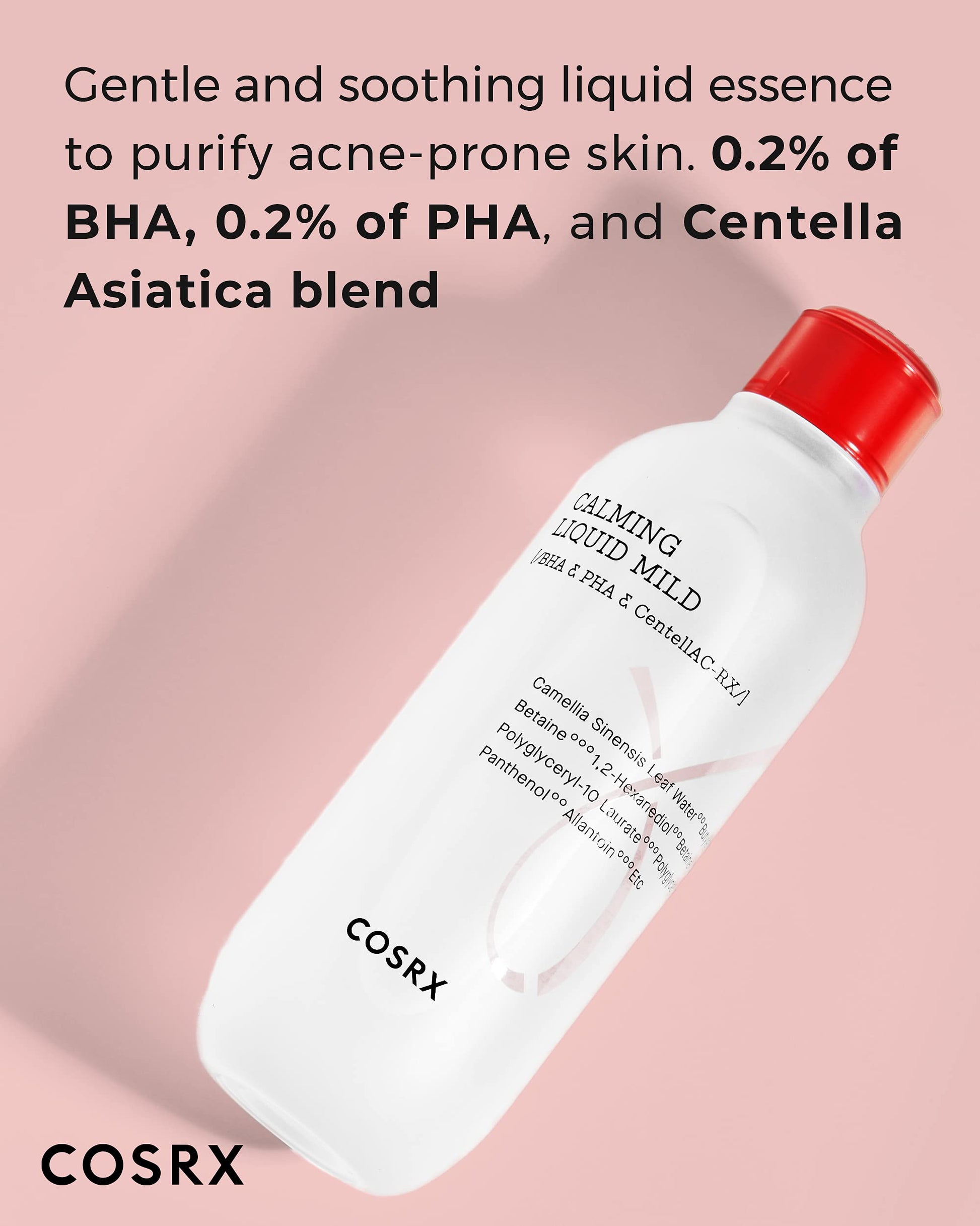 COSRX Acne Calming Mild Toner, Alcohol-Free PHA Toner, 4.22 fl.oz