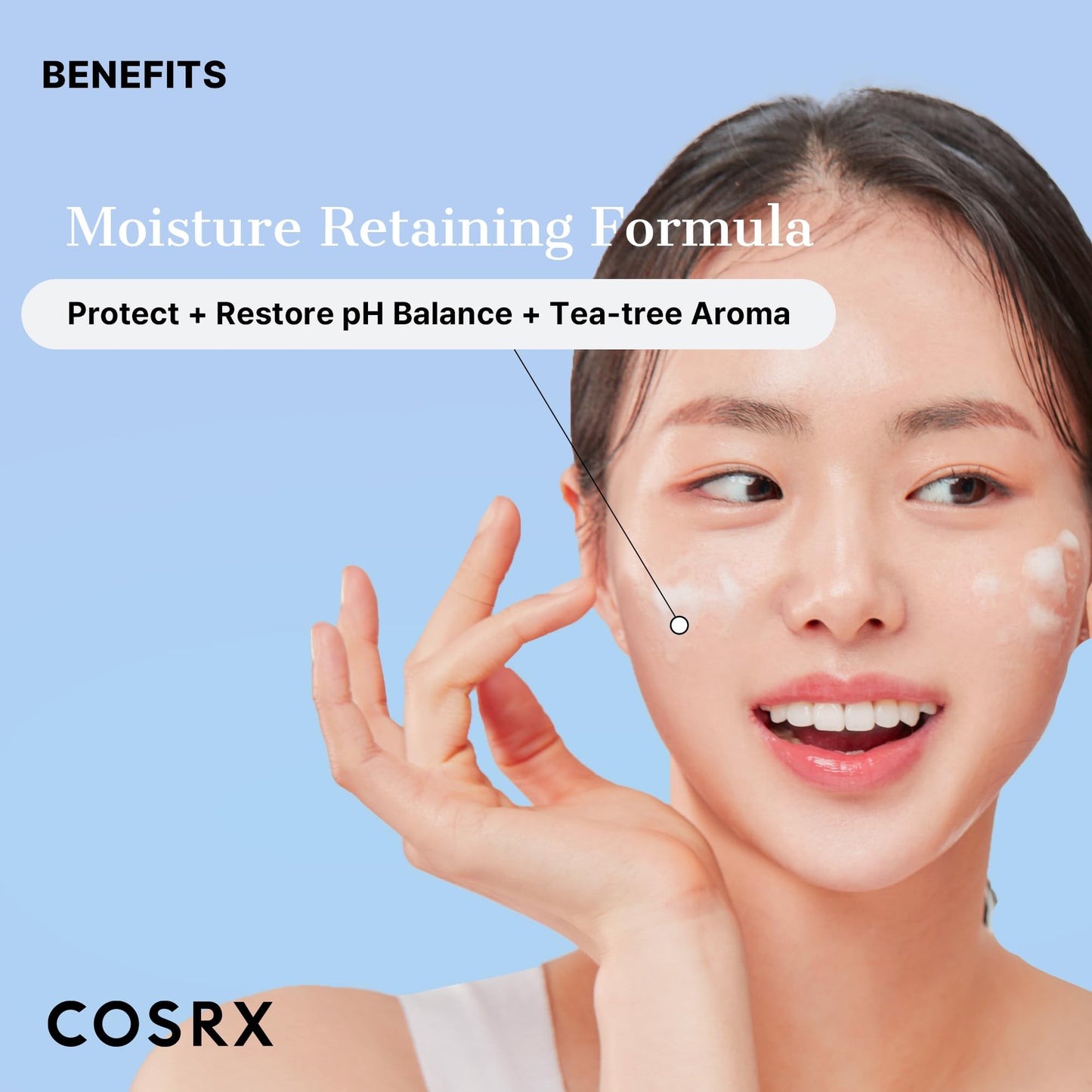 COSRX Low pH Good Morning Gel Cleanser, BHA Face & Body Wash, 13.52 fl oz