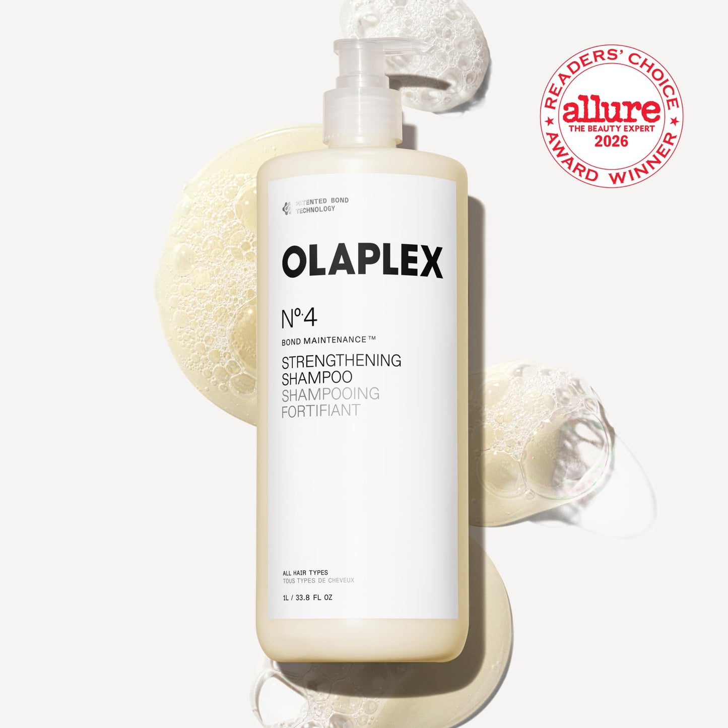 OLAPLEX N°.4 Bond Maintenance™ Strengthening Shampoo | Bond Repair, 1000 mL