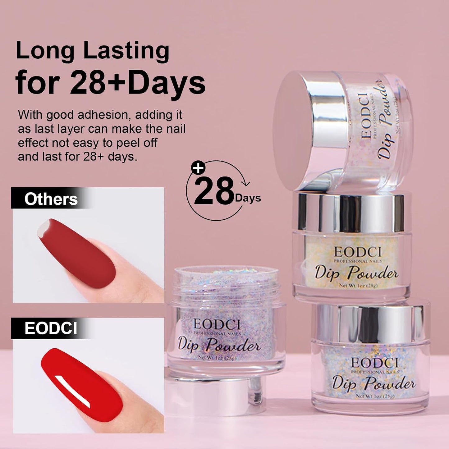 Glitter Dip Powder, Sprinkle On Glitter Collection Dipping Powder - Yellow Green -No Lamp required - Long Lasting Dip Nail Colors - Nail Color for Professionals And Home Use 1oz