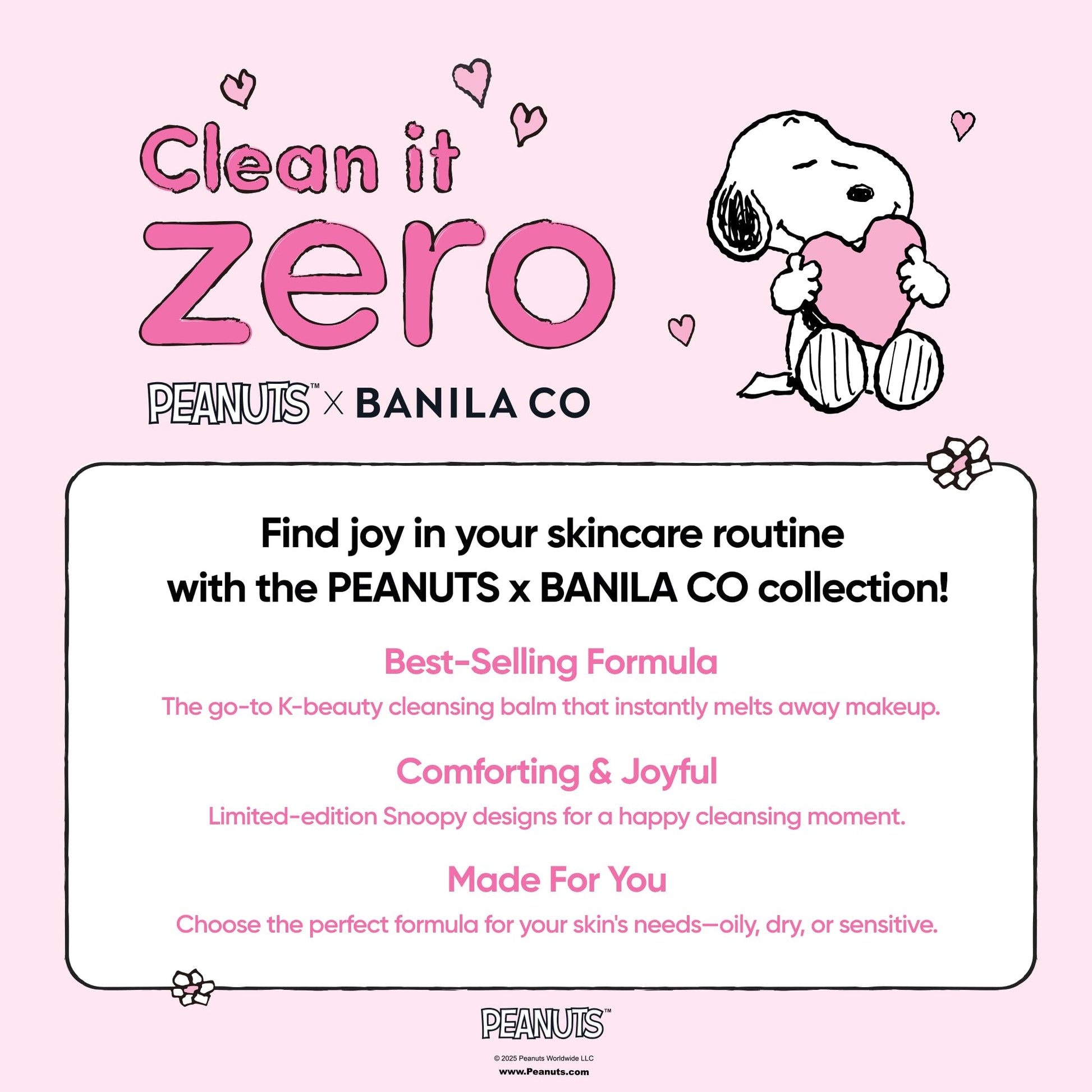 BANILA CO Clean it Zero Original Cleansing Balm Snoopy Edition (3.38 fl oz)