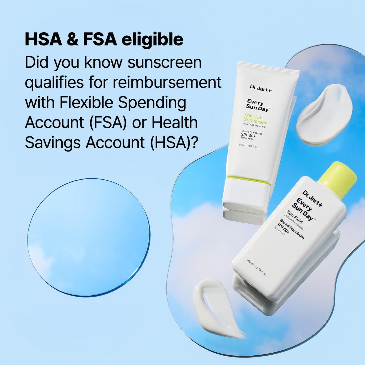 Dr.Jart+ Every Sun Day Mineral Korean Sunscreen SPF 50+ for Face with Zinc Oxide | Korean Skin Care