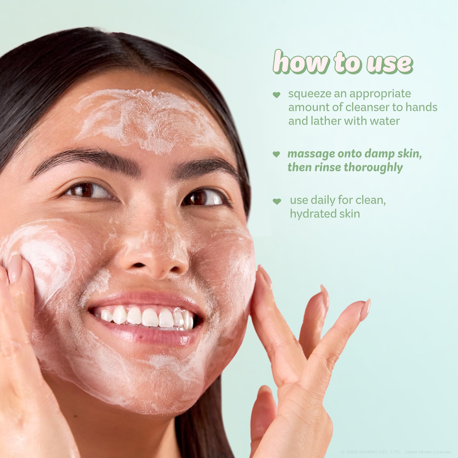 The Crème Shop Hello Kitty Centella Foaming Cleanser, Daily Face Wash