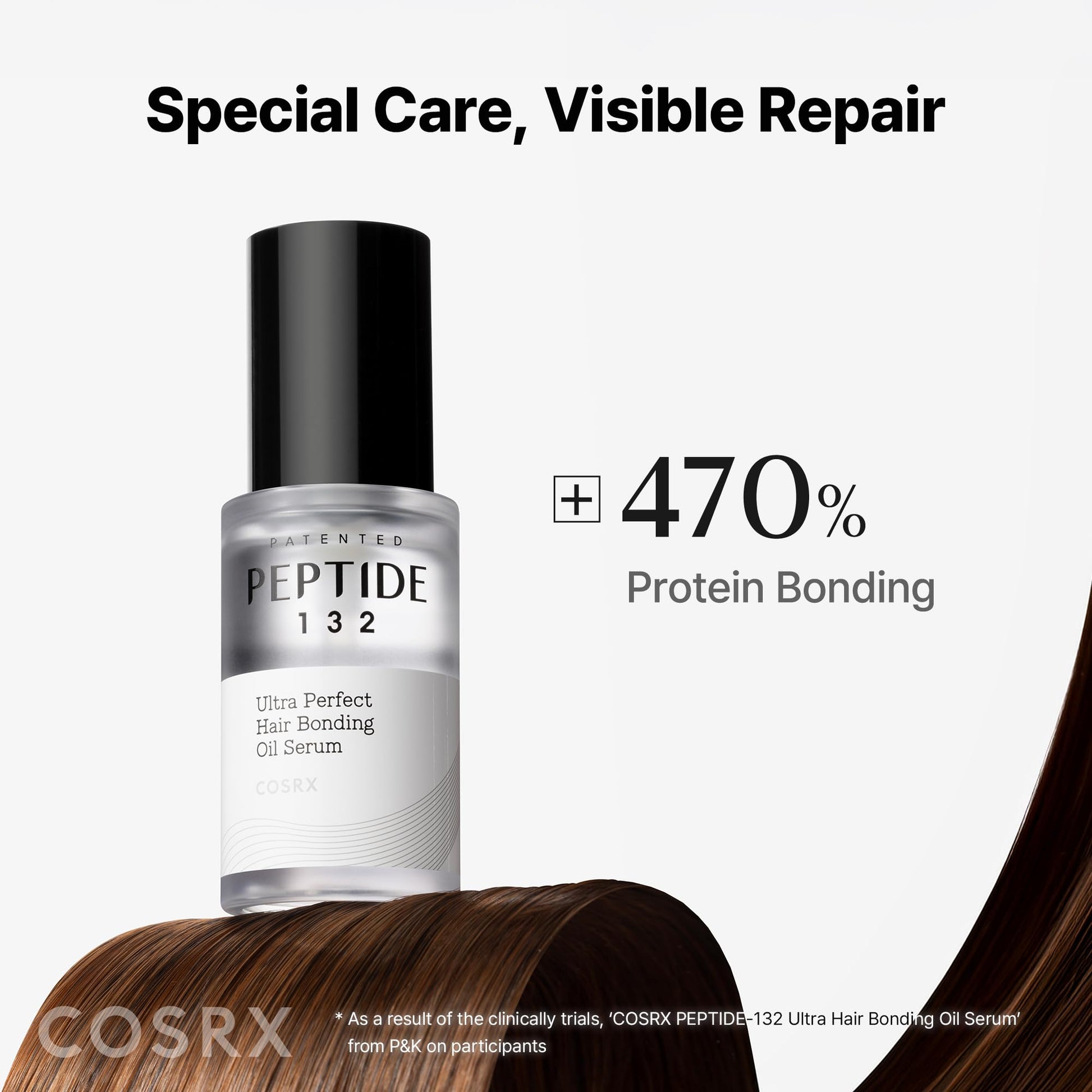 COSRX PEPTIDE 132 Hair Bonding Oil Serum, Split End Repair, 0.94 fl oz