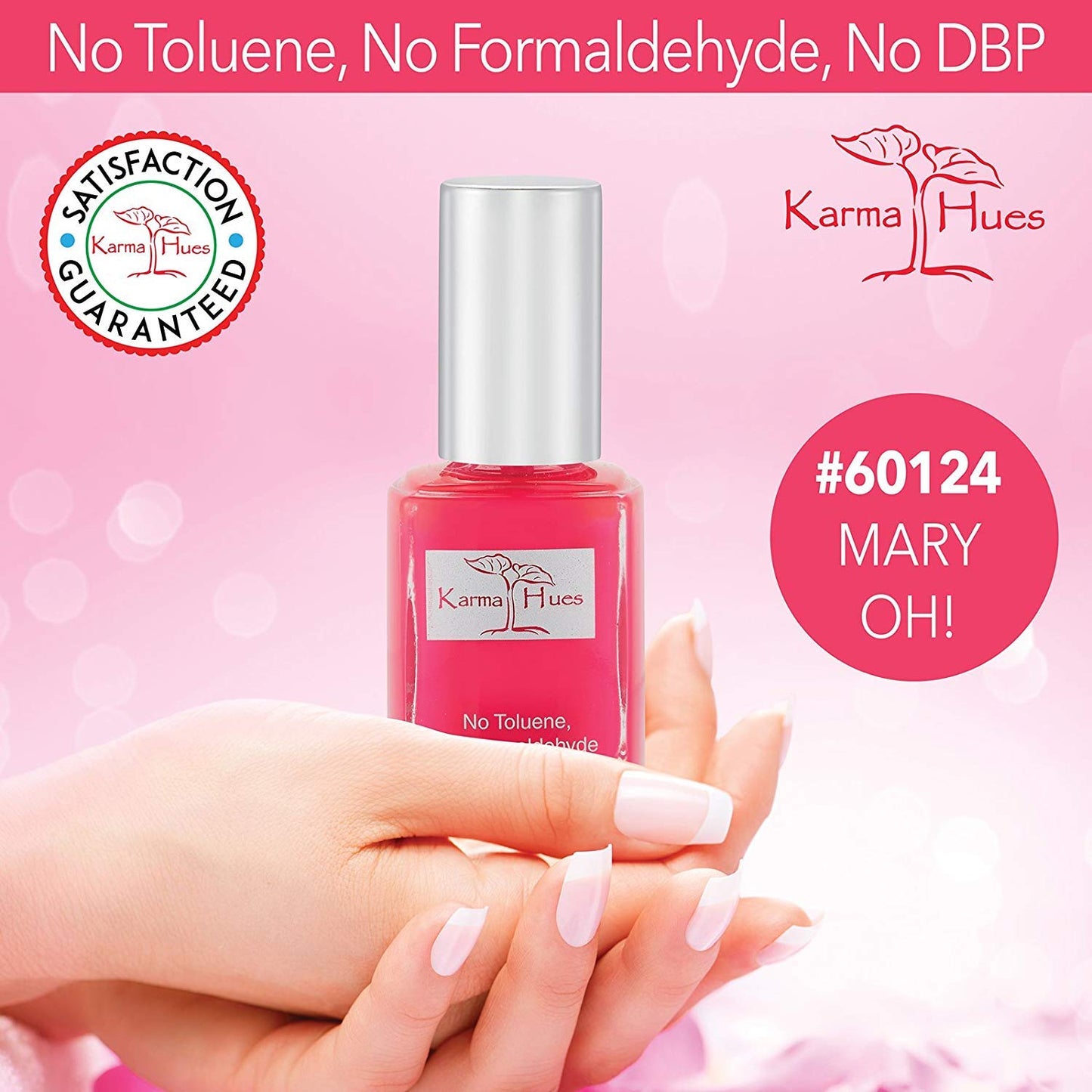 Karma Naturals Nail Polish – Non-Toxic, Vegan & Cruelty-Free (Mary Oh!, 0.43 fl oz)