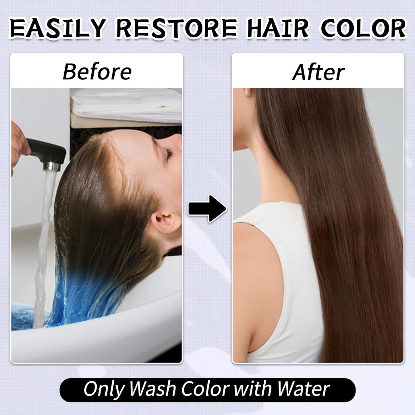 Byhoo Purple Temporary Hair Color Dye for Dark Hair, 90 ml, Cream Format, Fashionable Color, Suitable for Kids Party, Cosplay, Easy to Apply, Safe and Harmless Formula