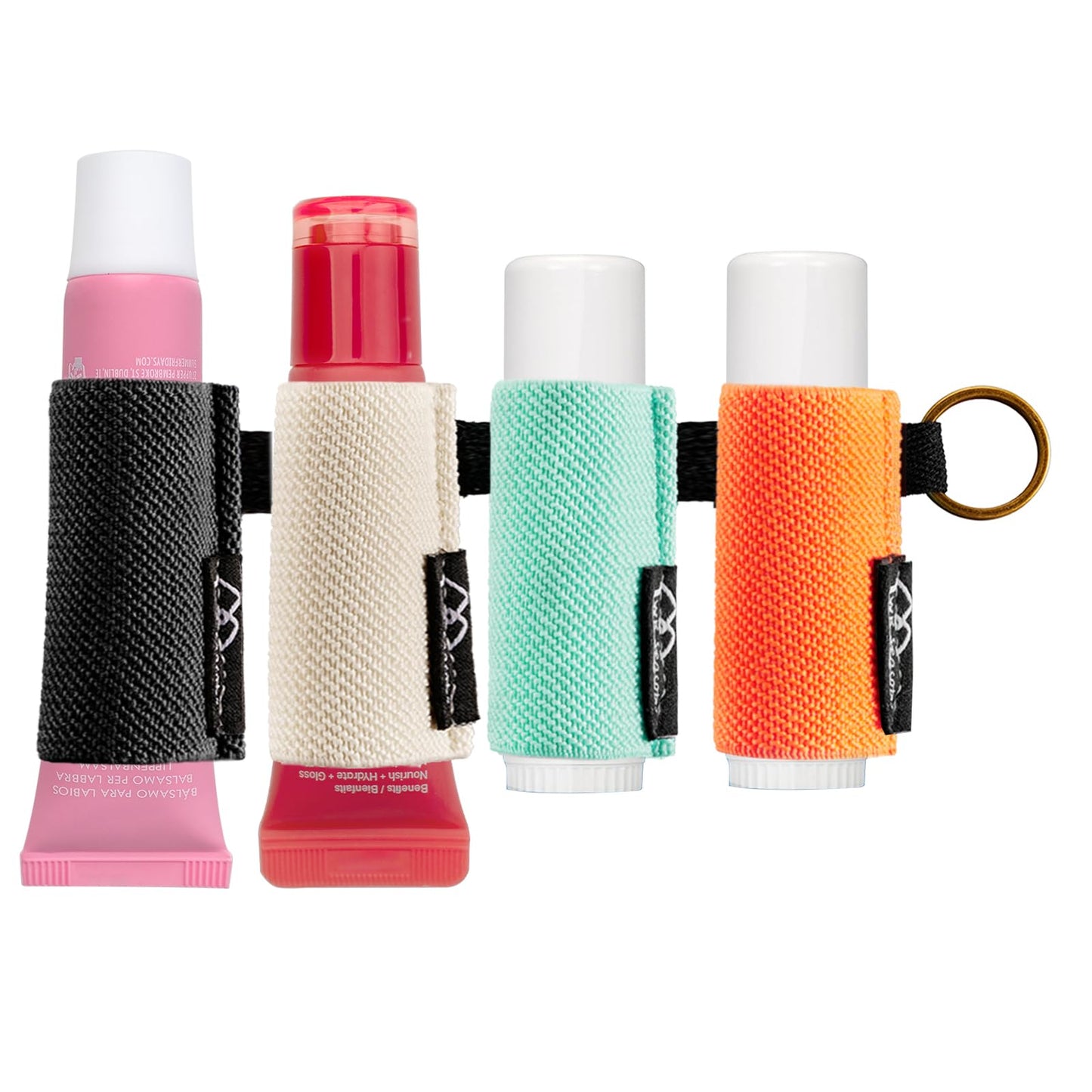 WK IEASON Lip Balm Holder Keychain for LANEIGE, Summer Fridays, Small Christmas Gifts Stocking