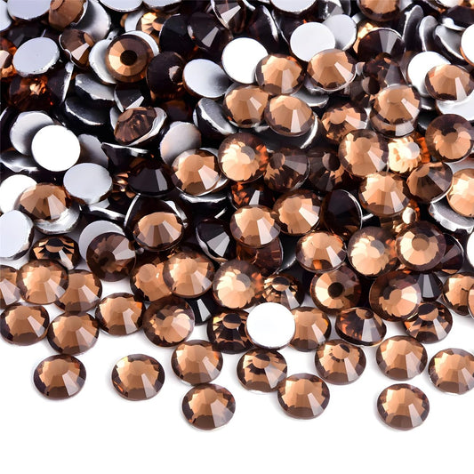 Flatback Rhinestones Round Gems for Nails Art and Crafts 620Pcs SS30 6mm Glitter Crystals Stone DIY