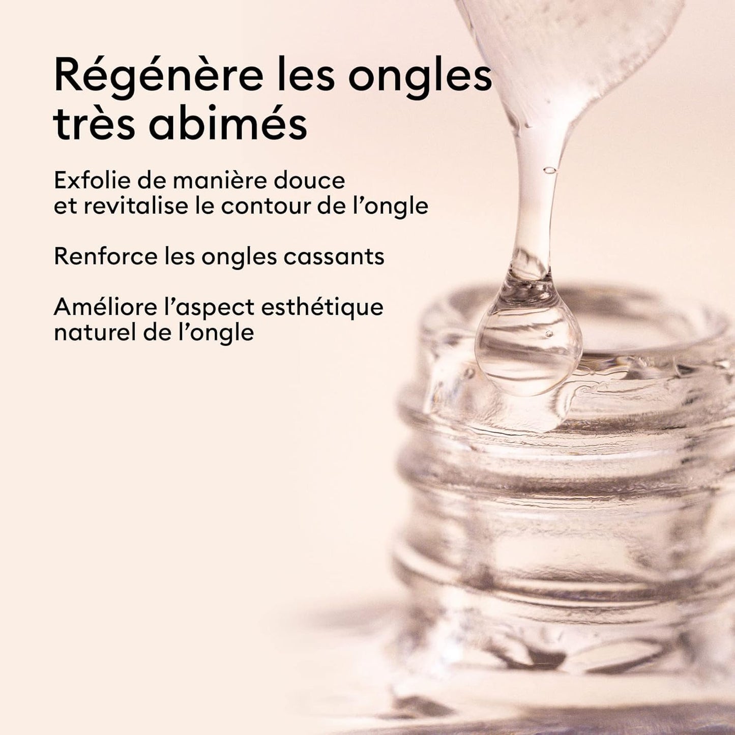 MANUCURIST - S.O.S. Base Coat - Enriched with Vitamins C and B5 - Nail Fortifier - Repairs and Strengthens - Care for Very Damaged Nails - Vegan, Up to 78% Plant-Based - 0.5 fl oz