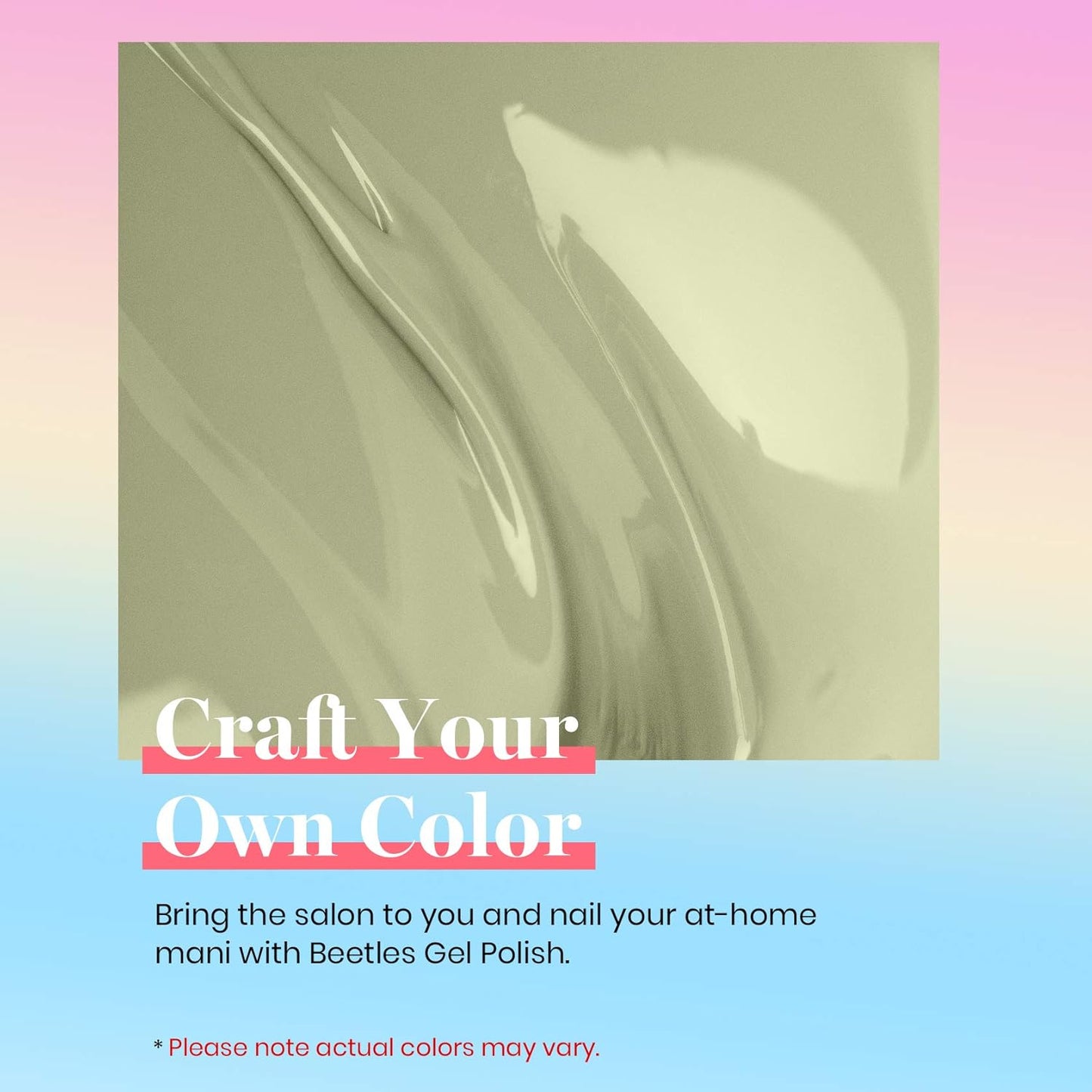 Beetles Green Gel Nail Polish, 1Pcs 15ML Dark Green Color Nails Fall Winter Cecilia Sage Gel Polish Uv Nail Lamp Cured Manicure Salon DIY Nails Art