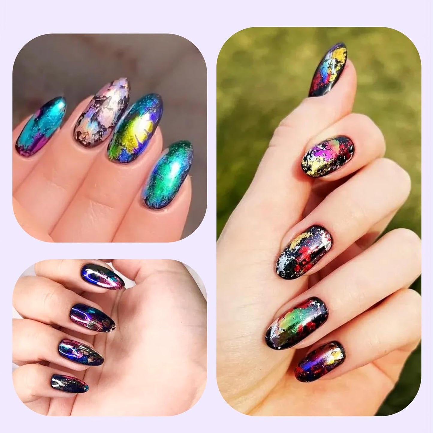 Nail Foil Glue Gel: 2Pcs Nail Art Foil for Foil Stickers Transfer Gel - 15ML Transfer Art Manicure DIY Enthusiasts Required LED Lamp Soak Off