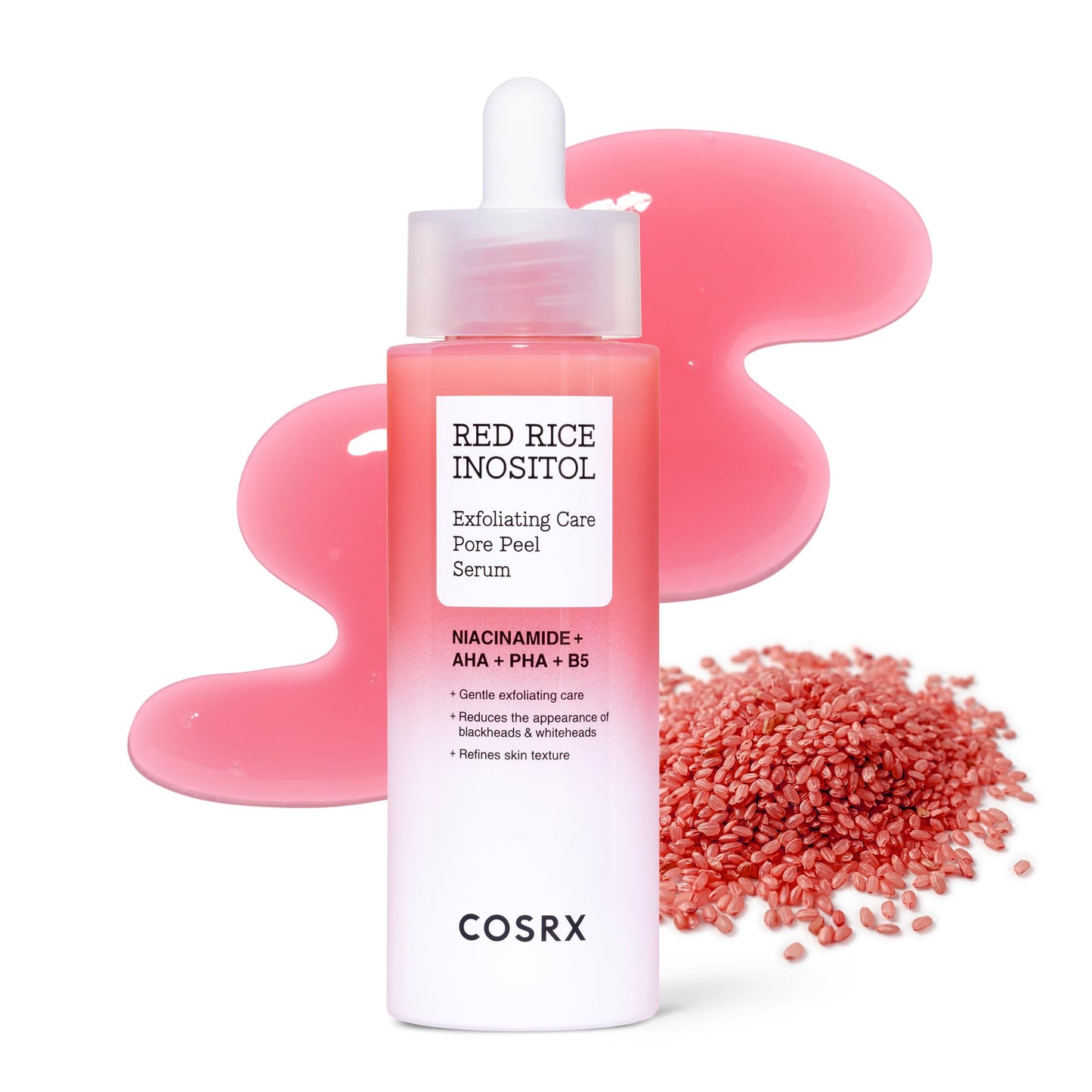 COSRX Red Rice Pore Peel Shot, Blackhead Remover AHA BHA PHA, 2.7 fl oz
