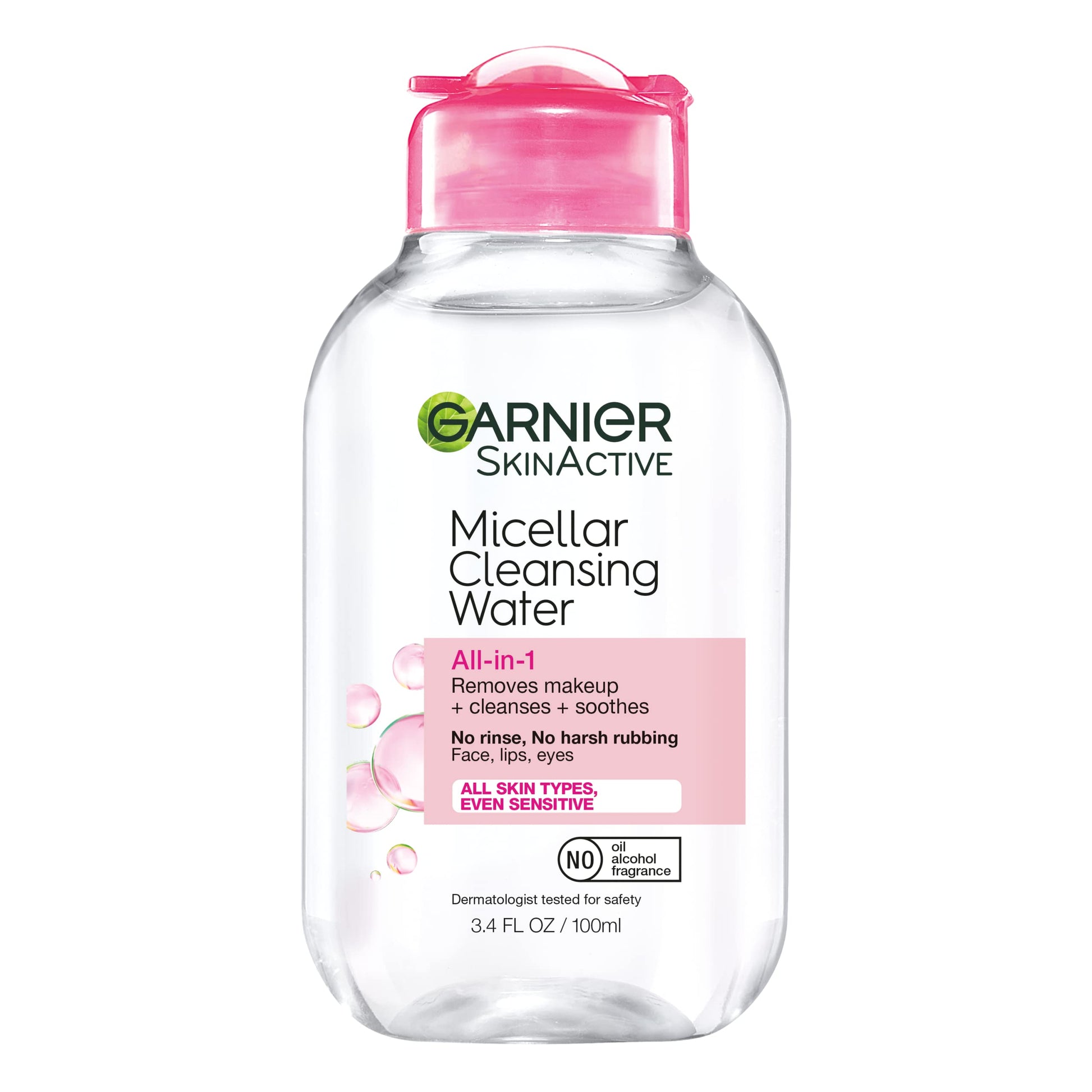Garnier Micellar Cleansing Water, All-in-1 Makeup Remover and Facial Cleanser, For All Skin Types