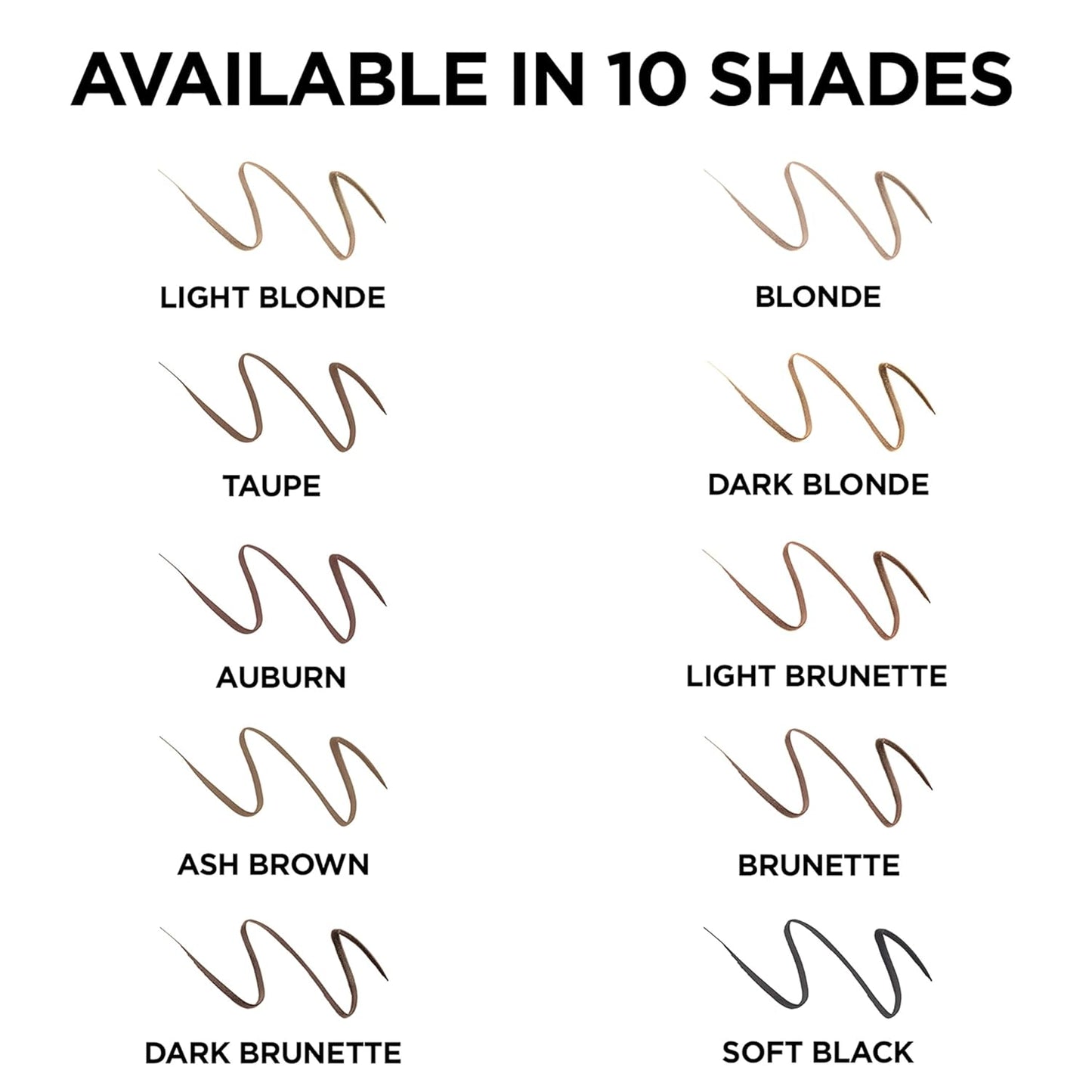 L'Oreal Paris Makeup Brow Stylist Definer Waterproof Eyebrow Pencil, Ultra-Fine Mechanical Pencil, Draws Tiny Brow Hairs and Fills in Sparse Areas and Gaps, Light Brunette, 0.003 Ounce (Pack of 2)