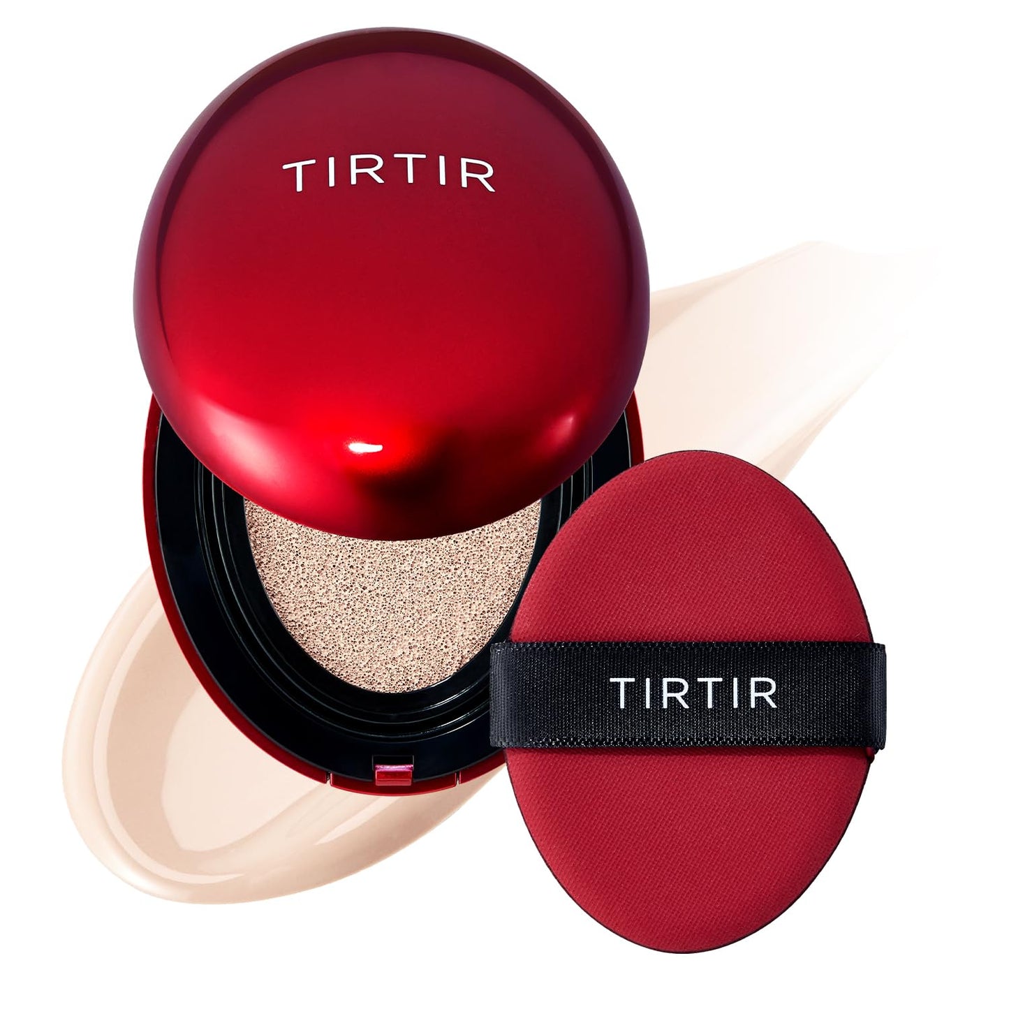 TIRTIR Mask Fit Red Cushion Foundation | Full coverage, Weightless, Skin fit, Satin Glow Finish