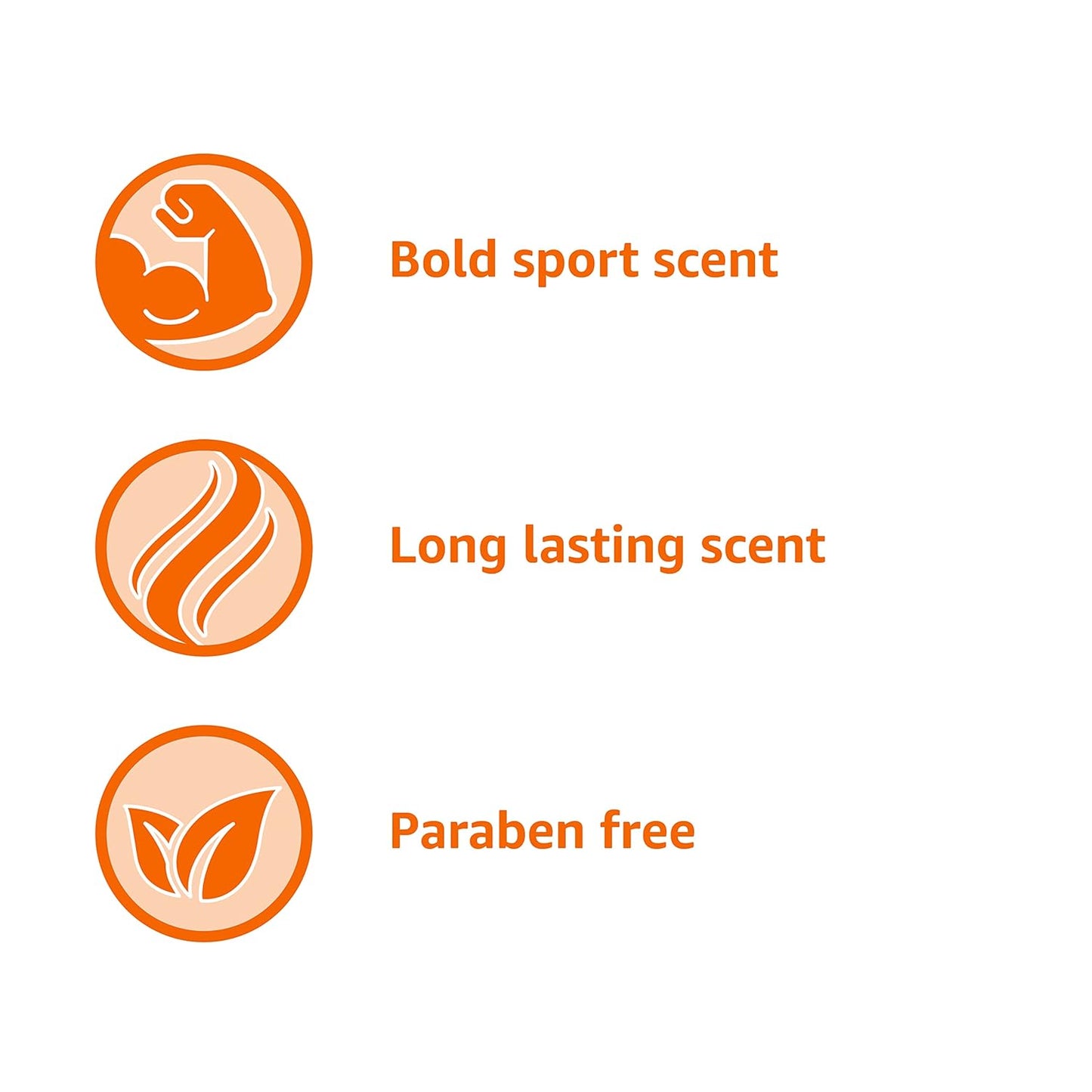 Amazon Basics Mens Soap Body Wash, Sport Scent, 18 Fluid Ounce, Pack of 6