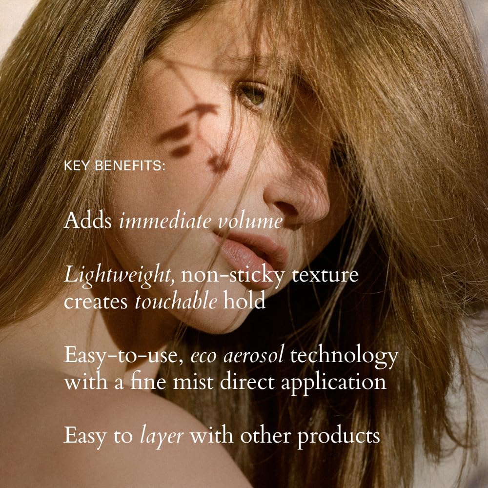 RŌZ Root Lift Spray | Instant Volume Boost| Buildable, Non-Sticky, Lightweight Hold | Infused with Mushroom Root, Rice Protein & Radish Root | Silicone-Free | 8 fl oz