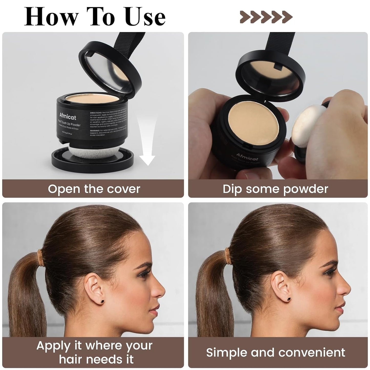 Instant Hairline Powder, Root Touch Up Hair Color for Gray Coverage and Thinning Hair, Root Cover Up Conceals Hair Loss & Bald Spots, Natural and Non-Greasy Hair Color for Women & Men, Light-Blonde