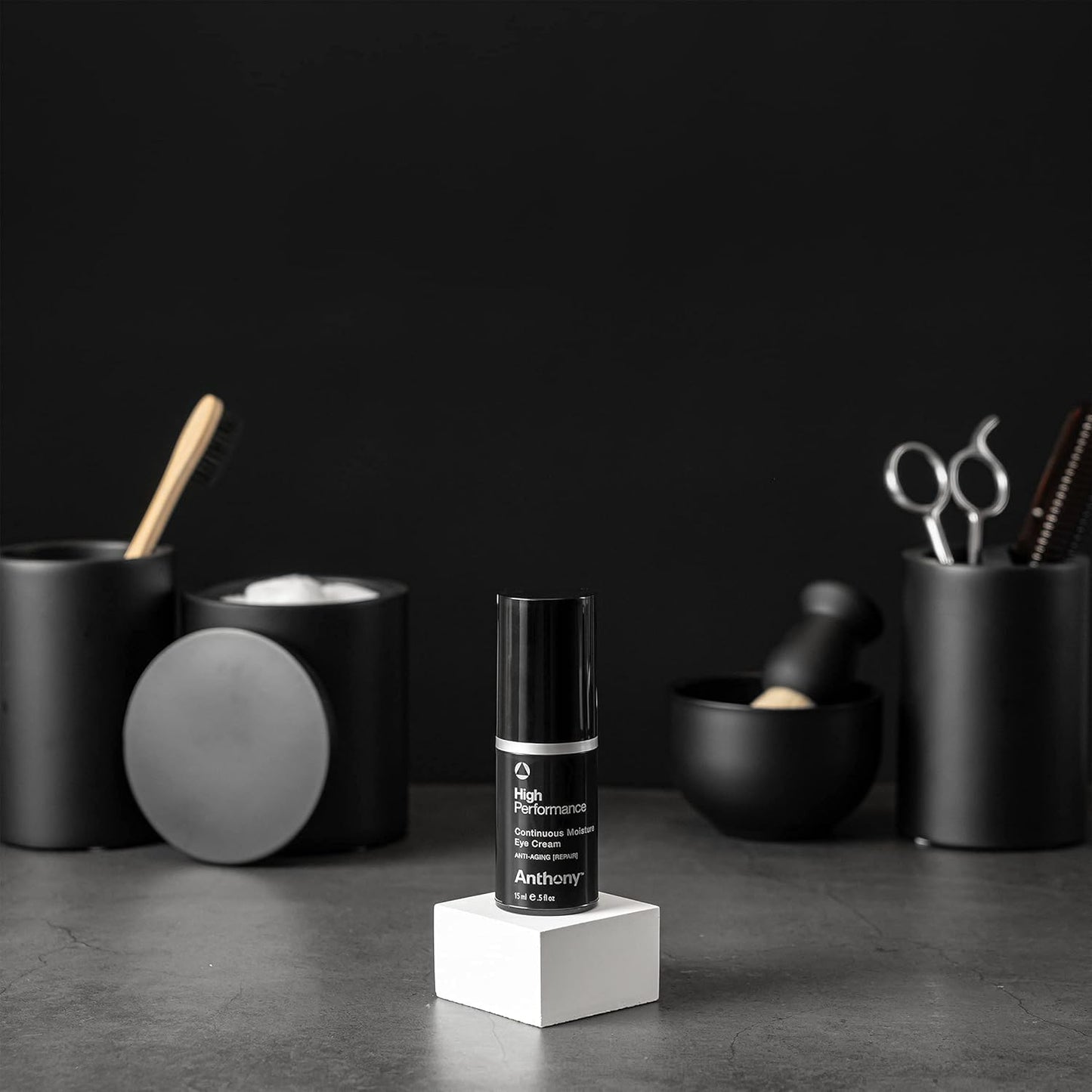 Anthony High-Performance Eye Cream, Anti-Aging Continuous Moisture With Vitamins A, C & E, Caffeine, Jojoba & Squalane, Reduces Puffiness, Dark Circles & Fine Lines, 0.5 Fl Oz