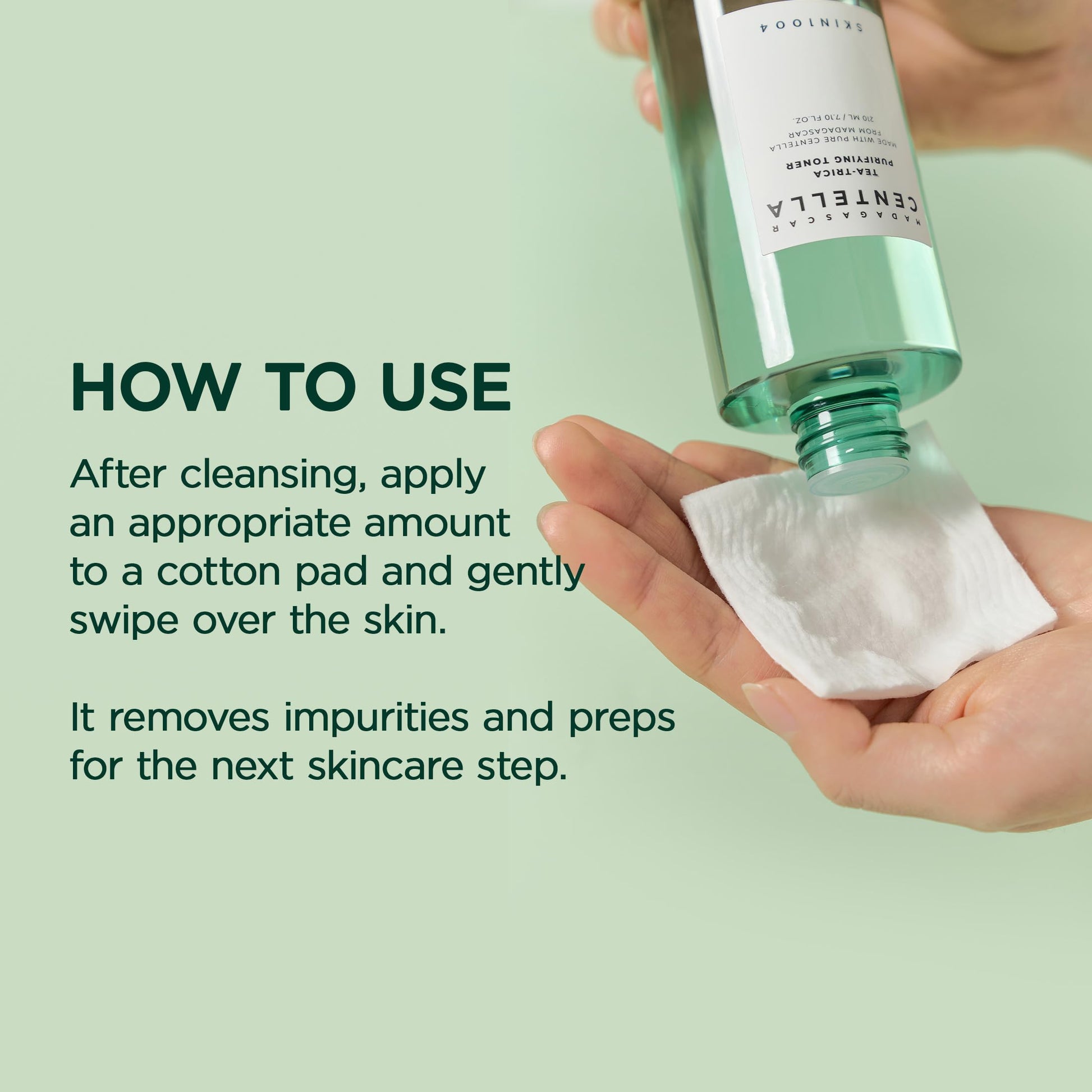 SKIN1004 Tea-Trica Purifying Toner, Korean Toner with Tea Tree & BHA, Centella Toner for Oil