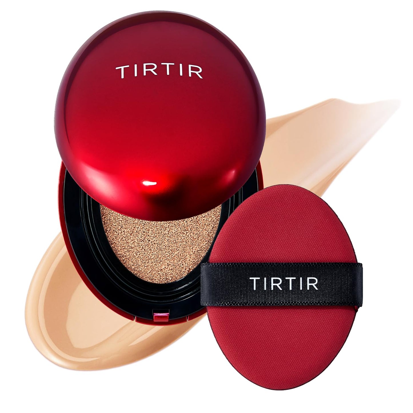 TIRTIR Mask Fit Red Cushion Foundation | Full coverage, Weightless, Skin fit, Satin Glow Finish