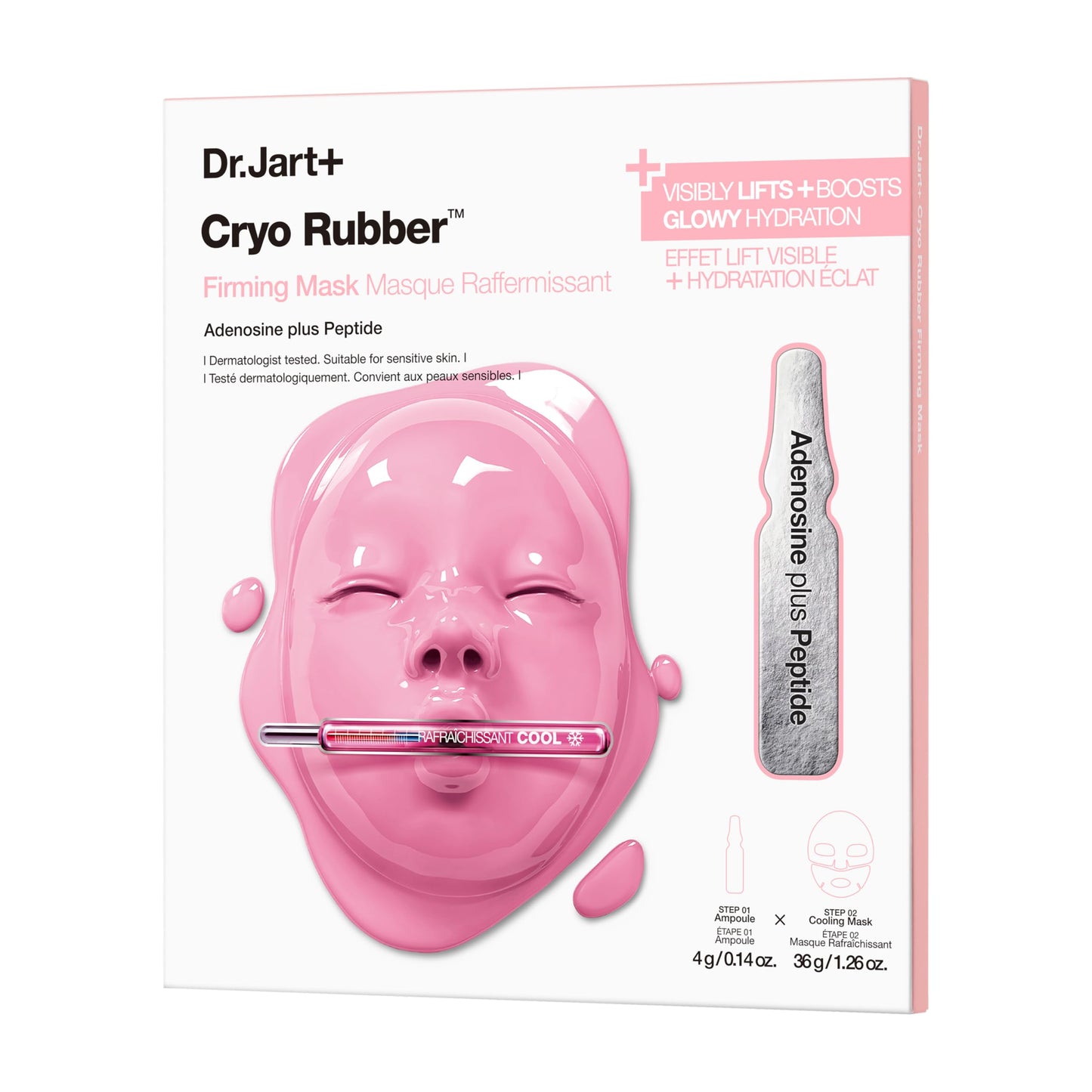 Dr.Jart+ Cryo Rubber Firming and Cooling Korean Face Mask with Adenosine and Peptides | Korean Skin