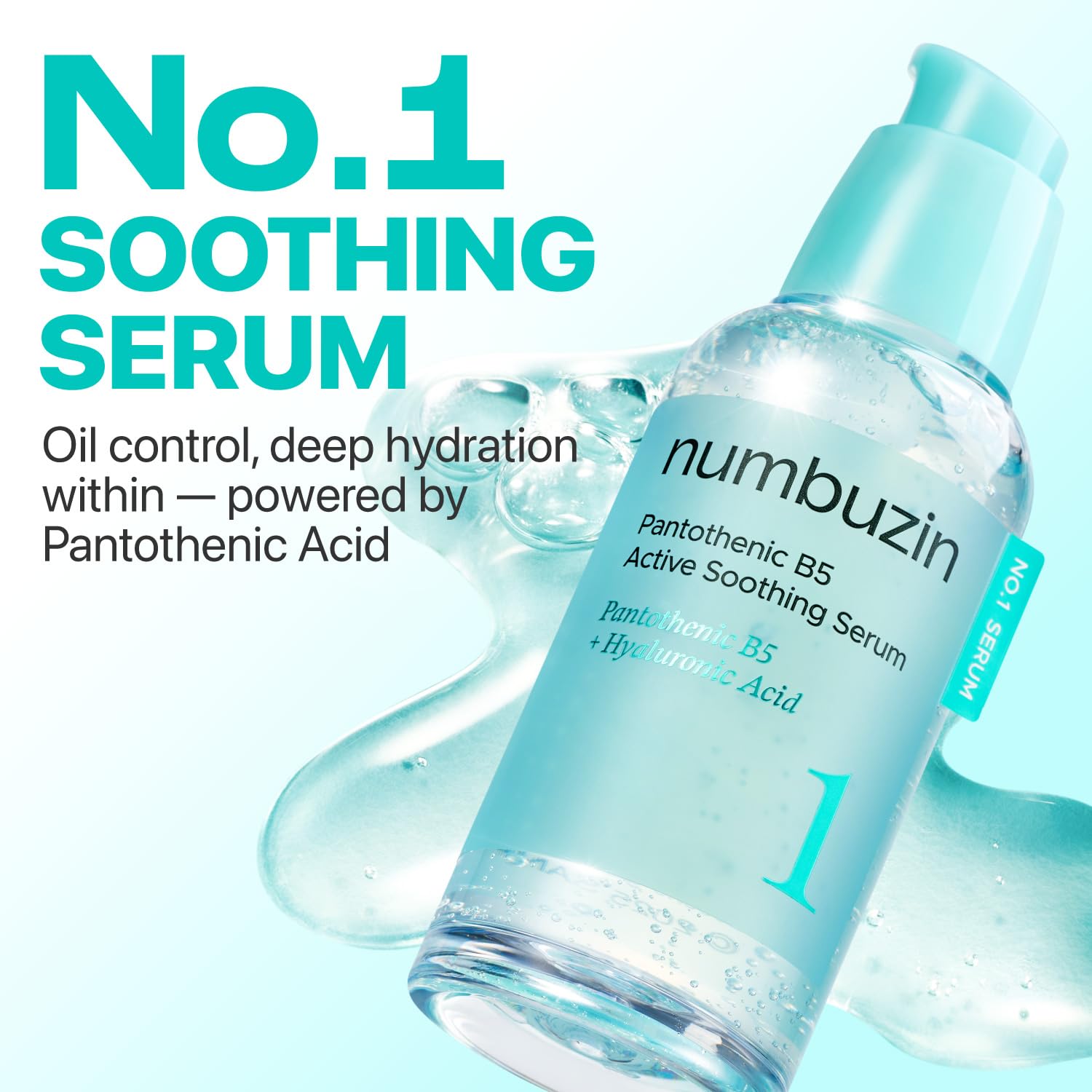 numbuzin No.1 Serum | Pantothenic B5 Active Soothing Serum | Soothing, Hydrating | Pantothenic