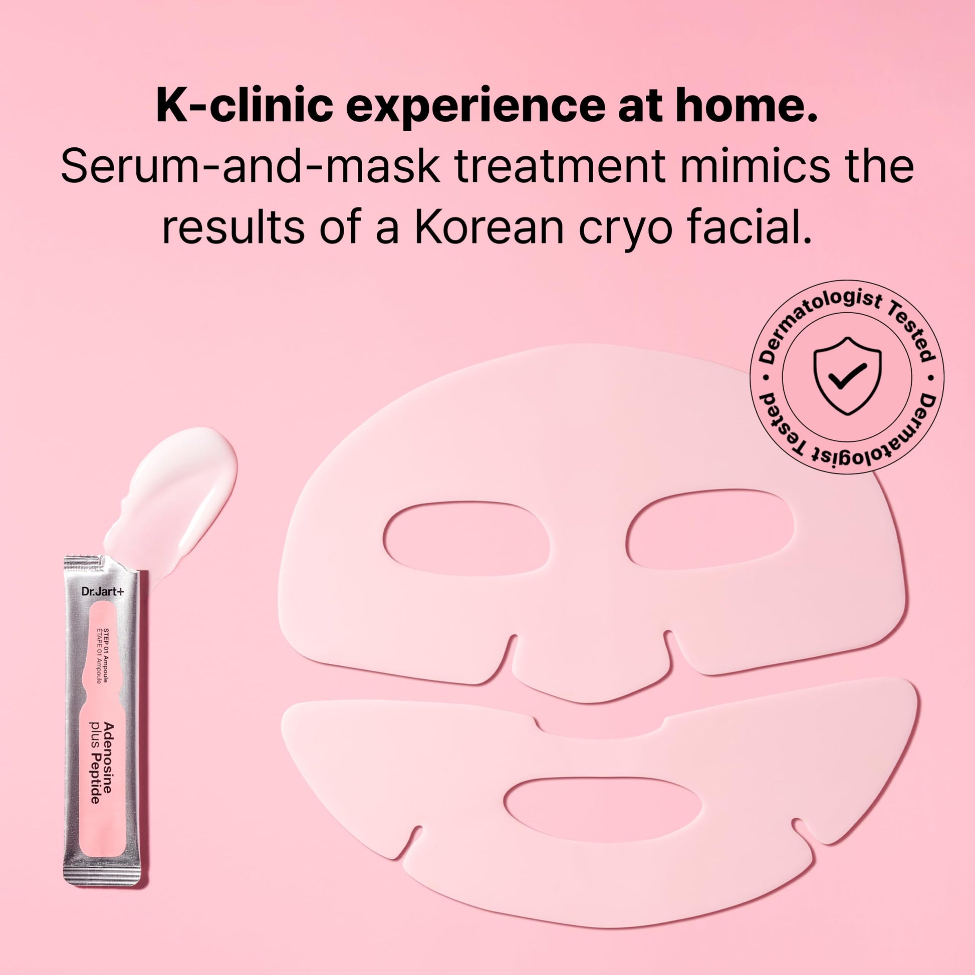 Dr.Jart+ Cryo Rubber Firming and Cooling Korean Face Mask with Adenosine and Peptides | Korean Skin