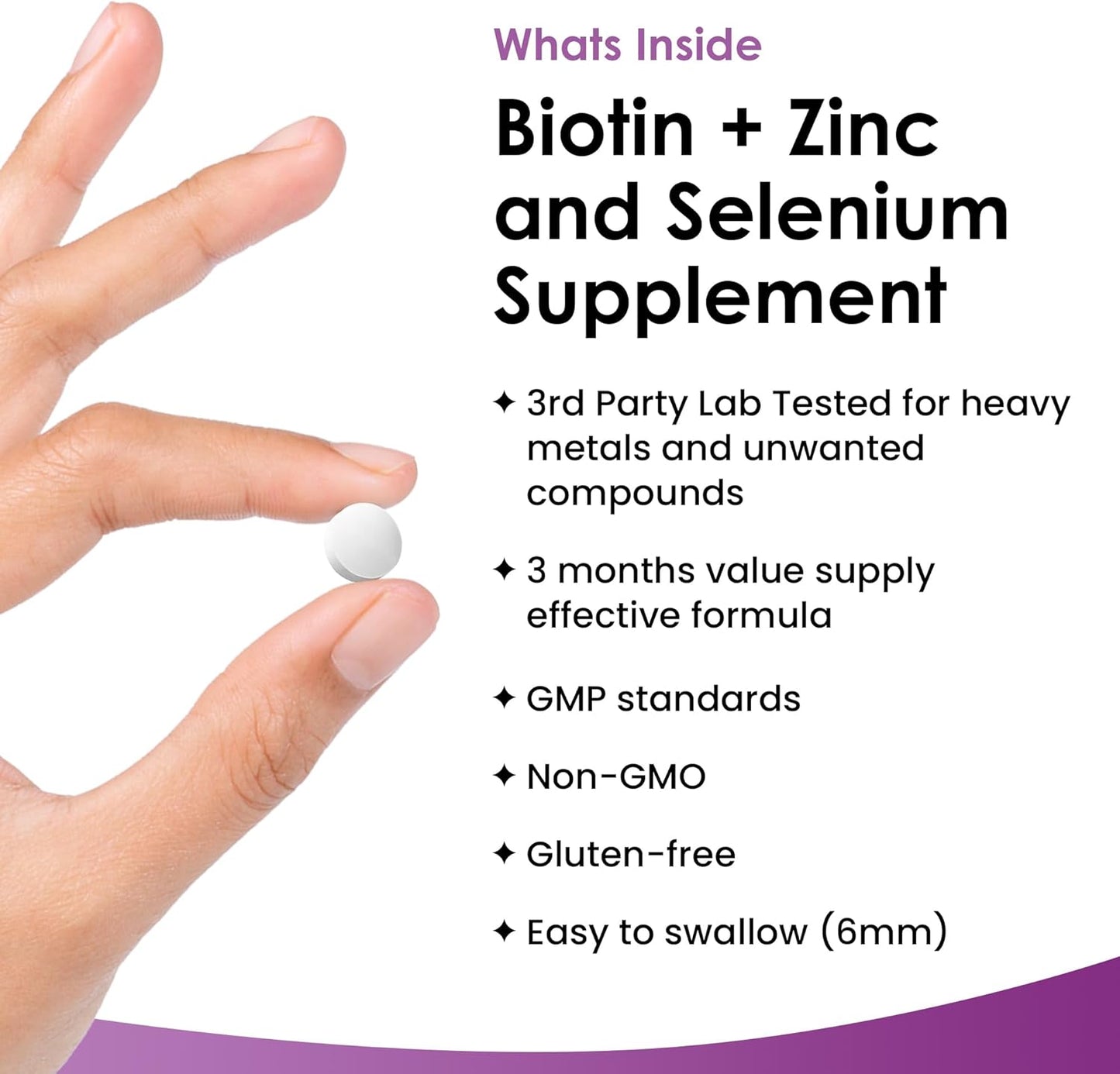 Biotin Hair Growth Vitamins 12000mcg High Strength with Coconut Oil - Promotes Healthy Hair Skin & Nails - Biotin Vitamins for Women& Men Vegan, Gluten Free Supplements - Made in The UK by New Leaf